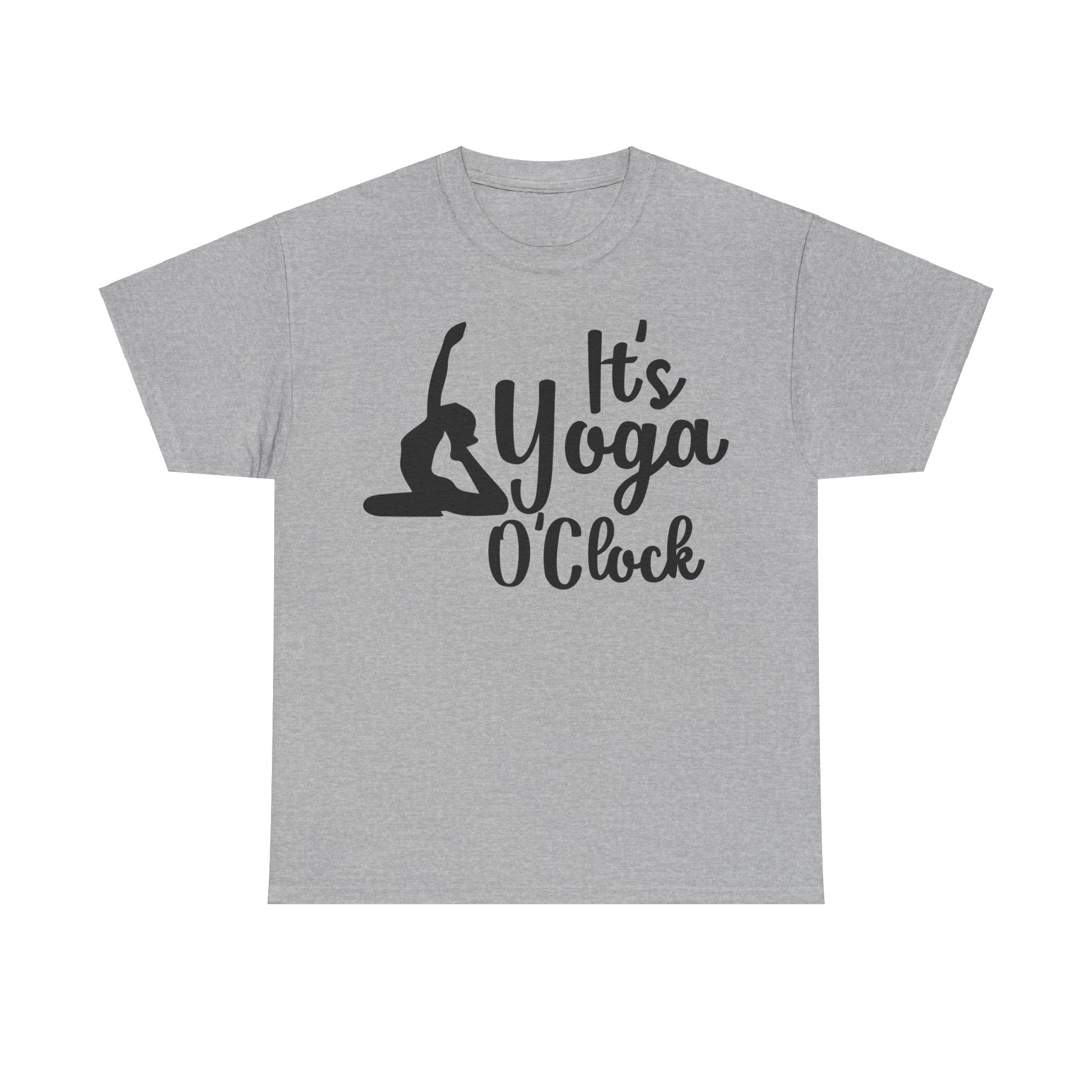 It's Yoga O'Clock T-Shirt | Yoga Lover Tee | Time to Relax | Zen Meditation Shirt