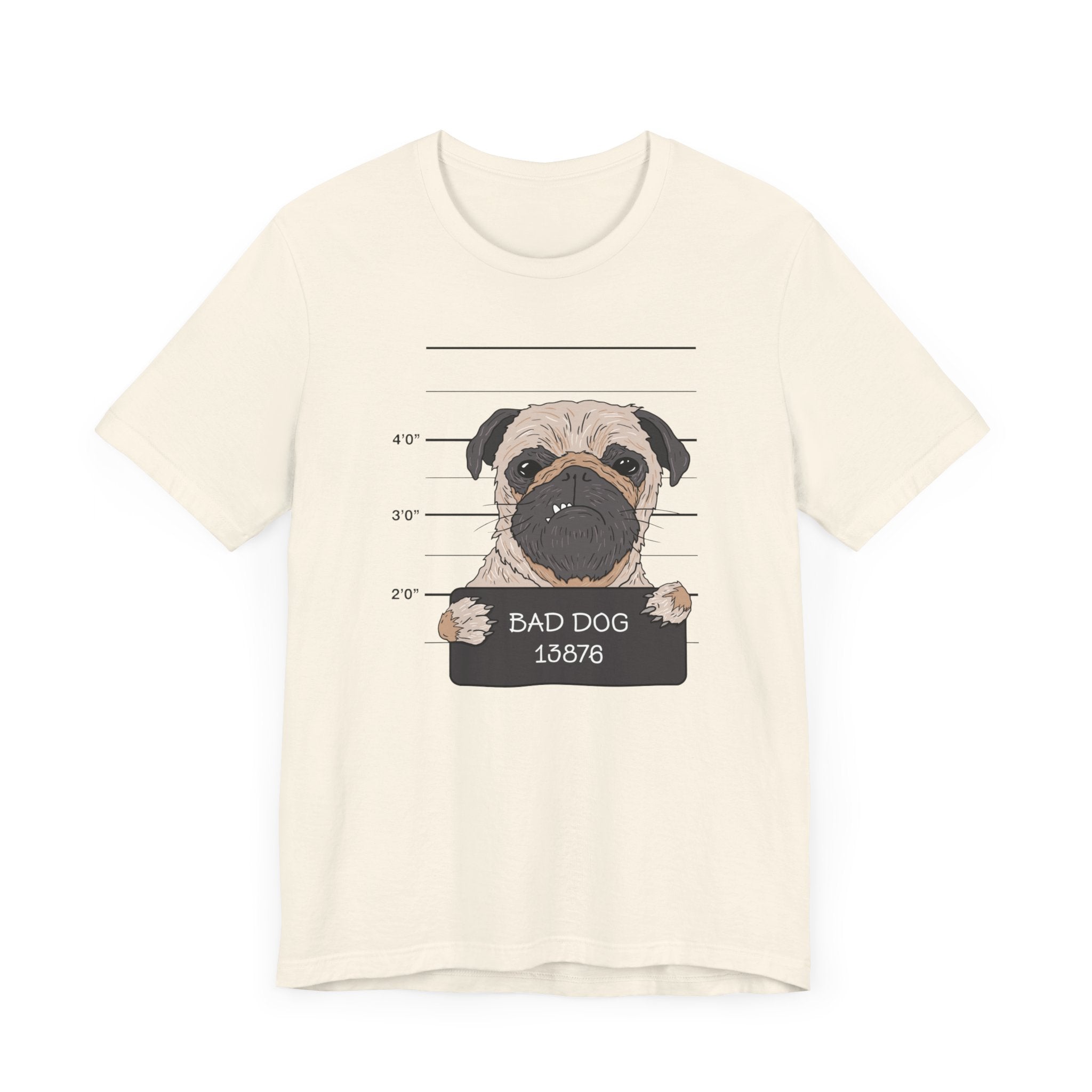 Bad Dog 13876 T-shirt, Dog Lover Tshirt, Animal Shirt, Pet Unisex Shirt, Crewneck Shirt, Short Sleeve Tee, Gift for Him, Gift for Her