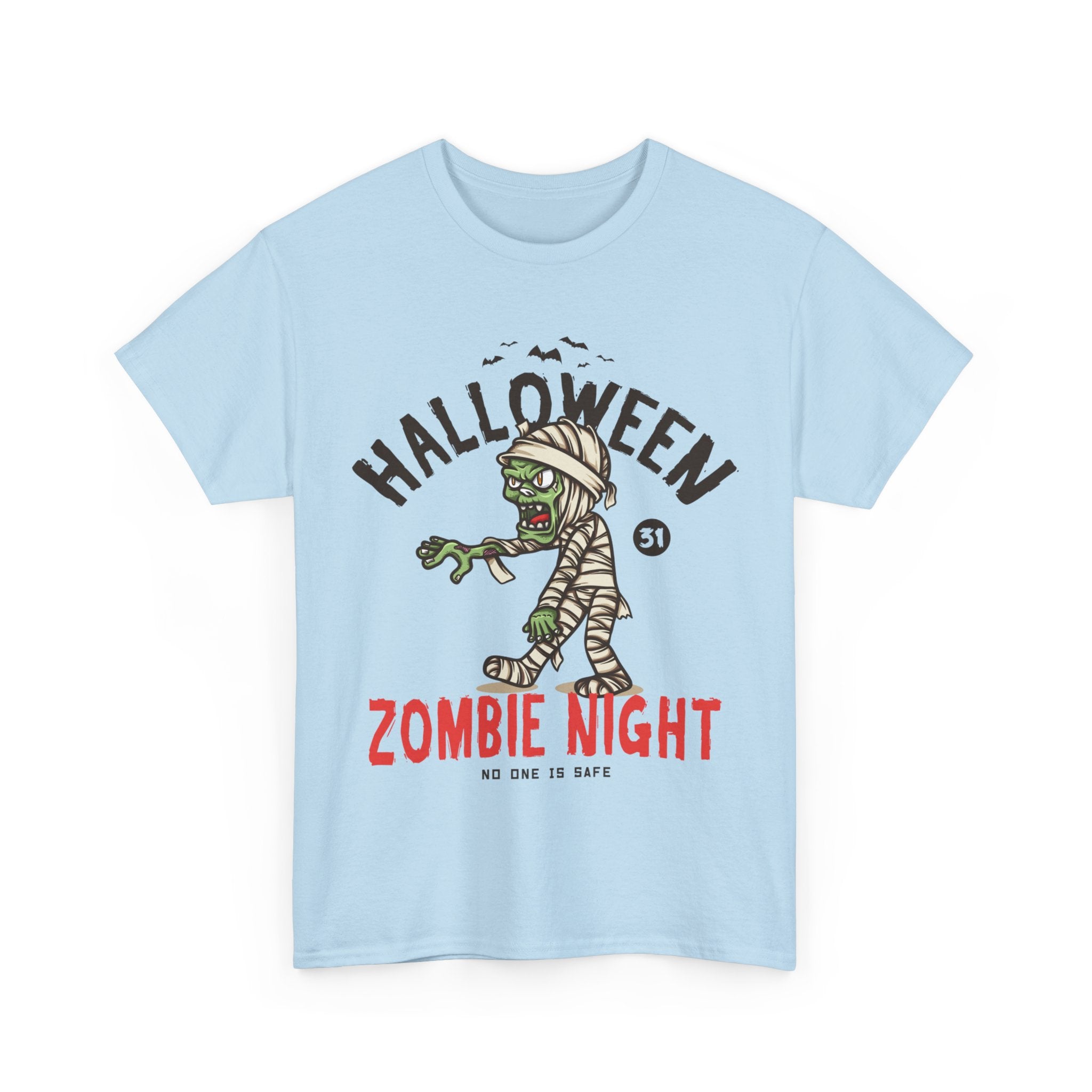 Halloween Zombie Night T-shirt - Spooky Undead Tee - Creepy Horror Shirt