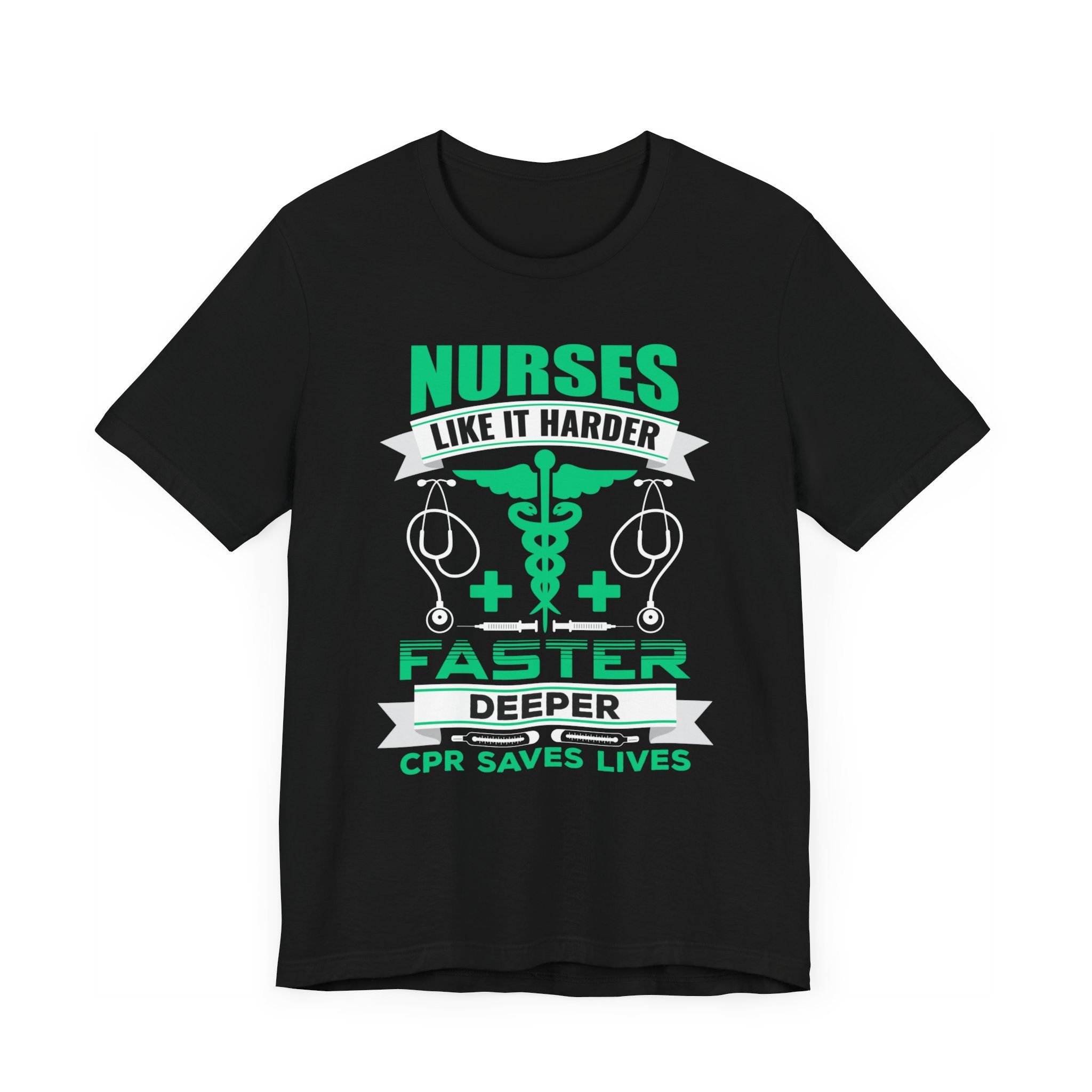 Nurses Like It Harder Faster Deeper T-shirt, Nurse Tshirt, Doctor Unisex Shirt, Crewneck Shirt, Short Sleeve Tee, Gift for Him, Gift for Her