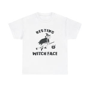 Resting Witch Face Halloween T-Shirt - Funny Witch Tee