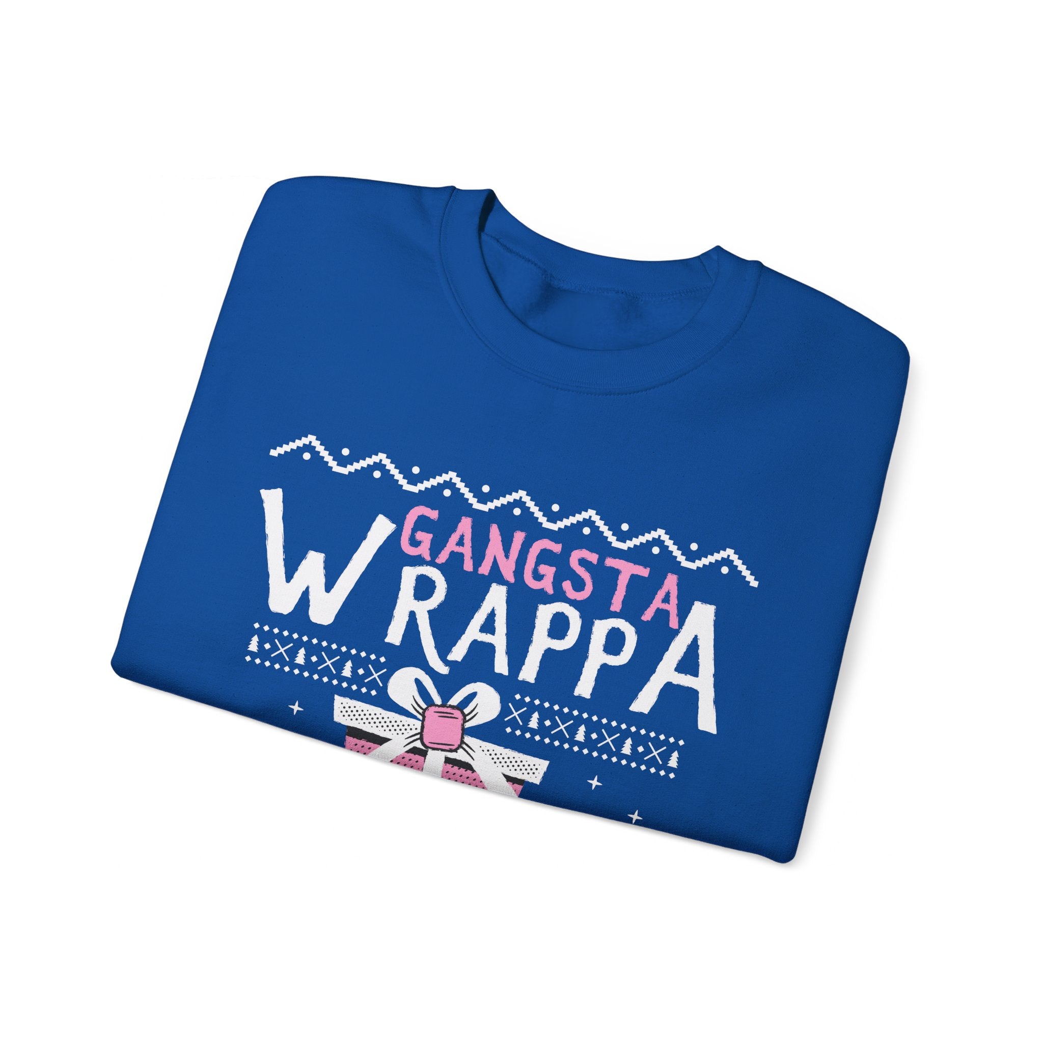 Gangsta Wrappa Gift Box Sweatshirt - Unwrap Festive Style!