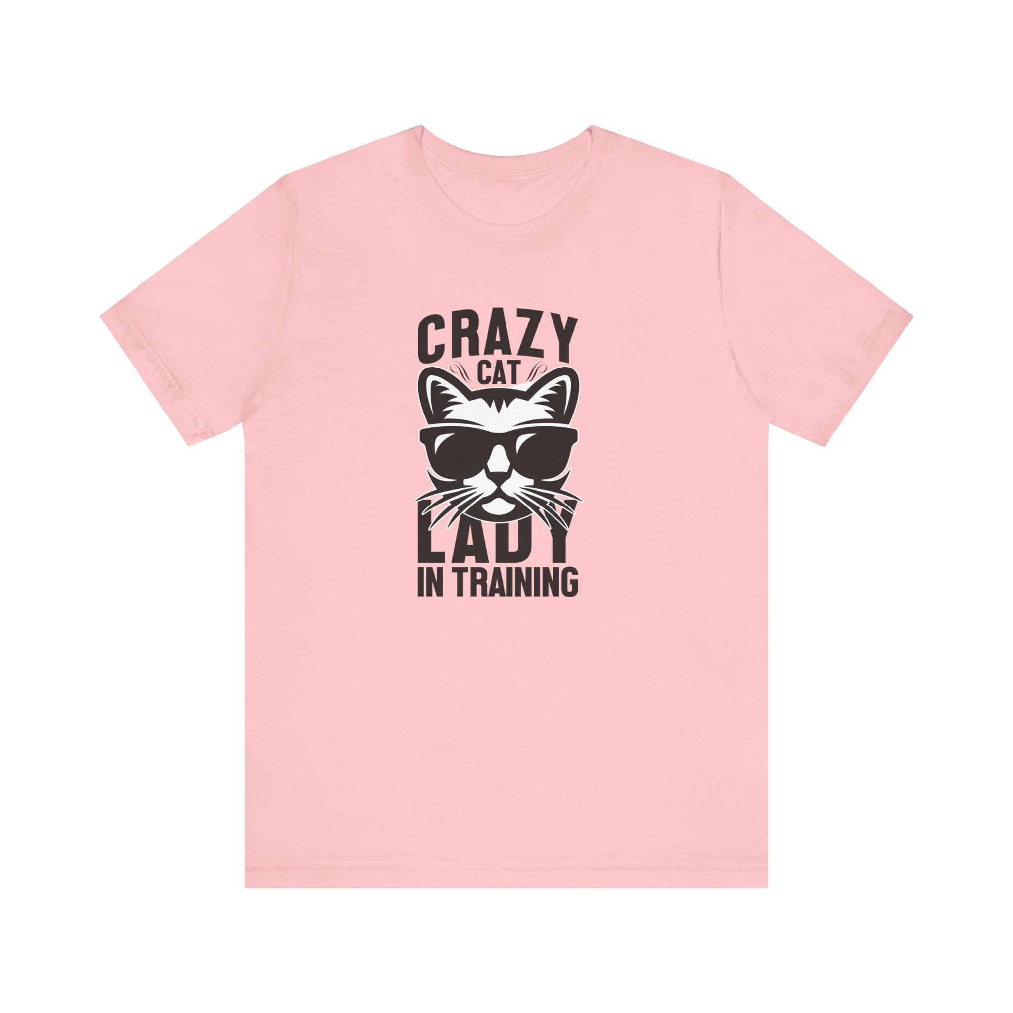 Crazy Cat Lady In Trainning T-shirt, Cat Tshirt, Pet Shirt, Unisex Shirt, Crewneck Shirt, Short Sleeve Tee, Gift for Him, Gift for Her