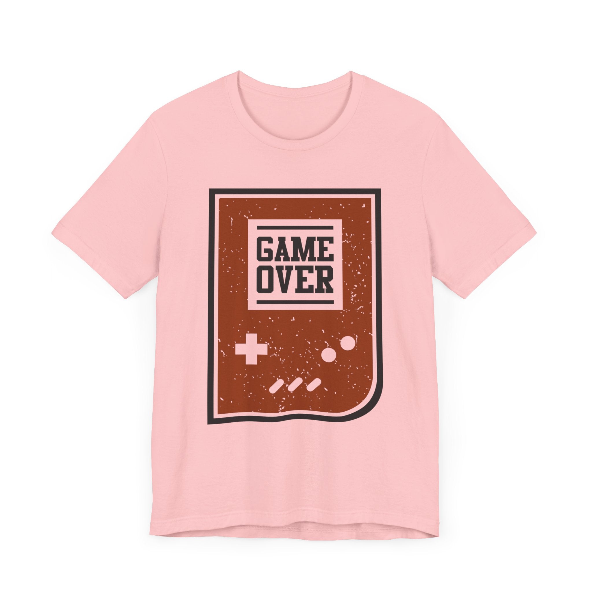 Game Over T-shirt, Gamer Tshirt, Gameboy Shirt, Game Lover Unisex Shirt, Game Over Crewneck Shirt, Short Sleeve Tee, Gift for Him