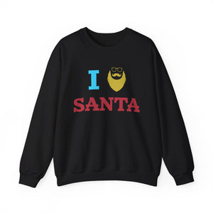 Christmas 'I Love Santa' Sweatshirt - Festive Holiday Apparel