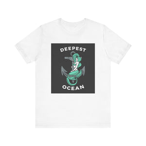 Deepest Ocean T-shirt, Mermaid Tshirt, Mermaid Top , Unisex Shirt, Crewneck Shirt, Short Sleeve Tee, Gift for Him, Gift for Her