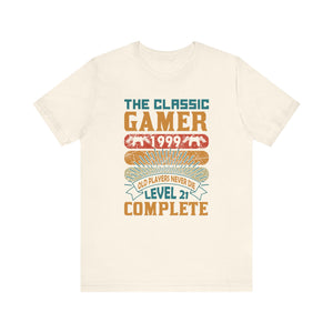 The Classic Gamer 1999 T-shirt, Gaming Tshirt, Gameboy Shirt, Unisex Shirt, Crewneck Shirt, Short Sleeve Tee, Gift for Him, Gift for Her