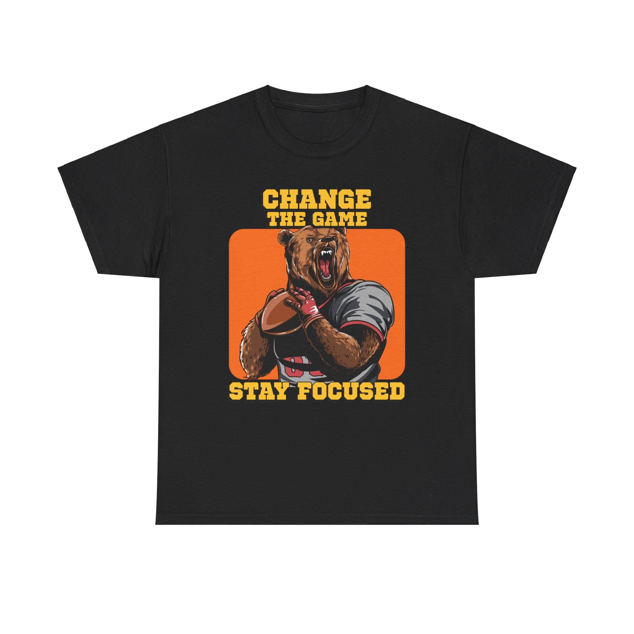 Stay Focused, Change the Game, Motivational Shirt, Inspirational Tee, Empowering Apparel.