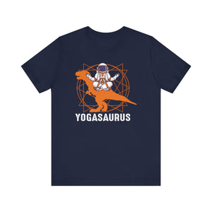 Yogasaurus T-shirt, Meditation Tshirt, Yoga Women Shirt, Yoga Unisex Shirt, Crewneck Shirt, Short Sleeve Tee, Gift for Him, Gift for Her