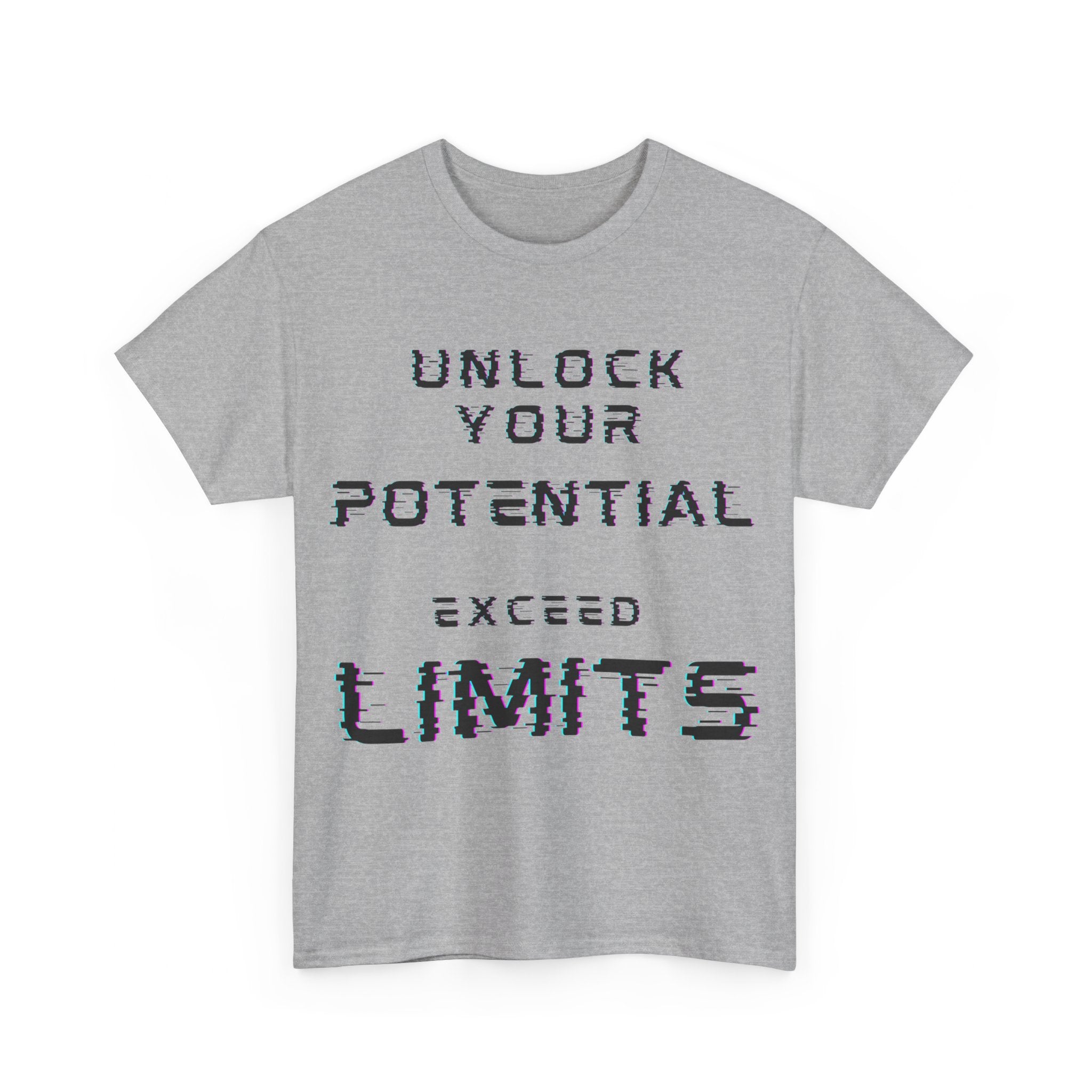 Unlock Your Potential, Exceed Limits, Motivational Shirt, Inspirational Tee, Empowering Apparel.