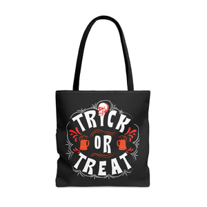 Halloween Candy Bag - 'Trick or Treat' - Spooky Tote Bag for Sweets Collection