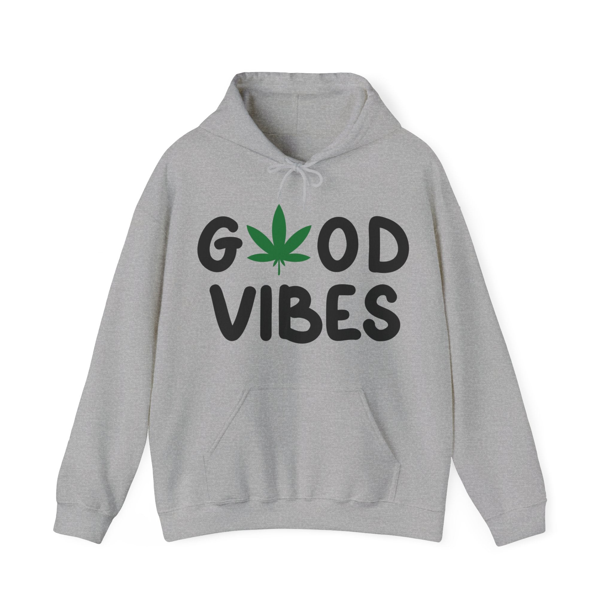 Good Vibes Hoodie - Elevate Your Style with a Cannabis Twist