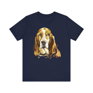 Hound Dog T-shirt, Dog Tshirt, Pet Shirt, Animal Shirt, Dog Lover Crewneck Shirt, Short Sleeve Tee, Gift for Him, Gift for Her