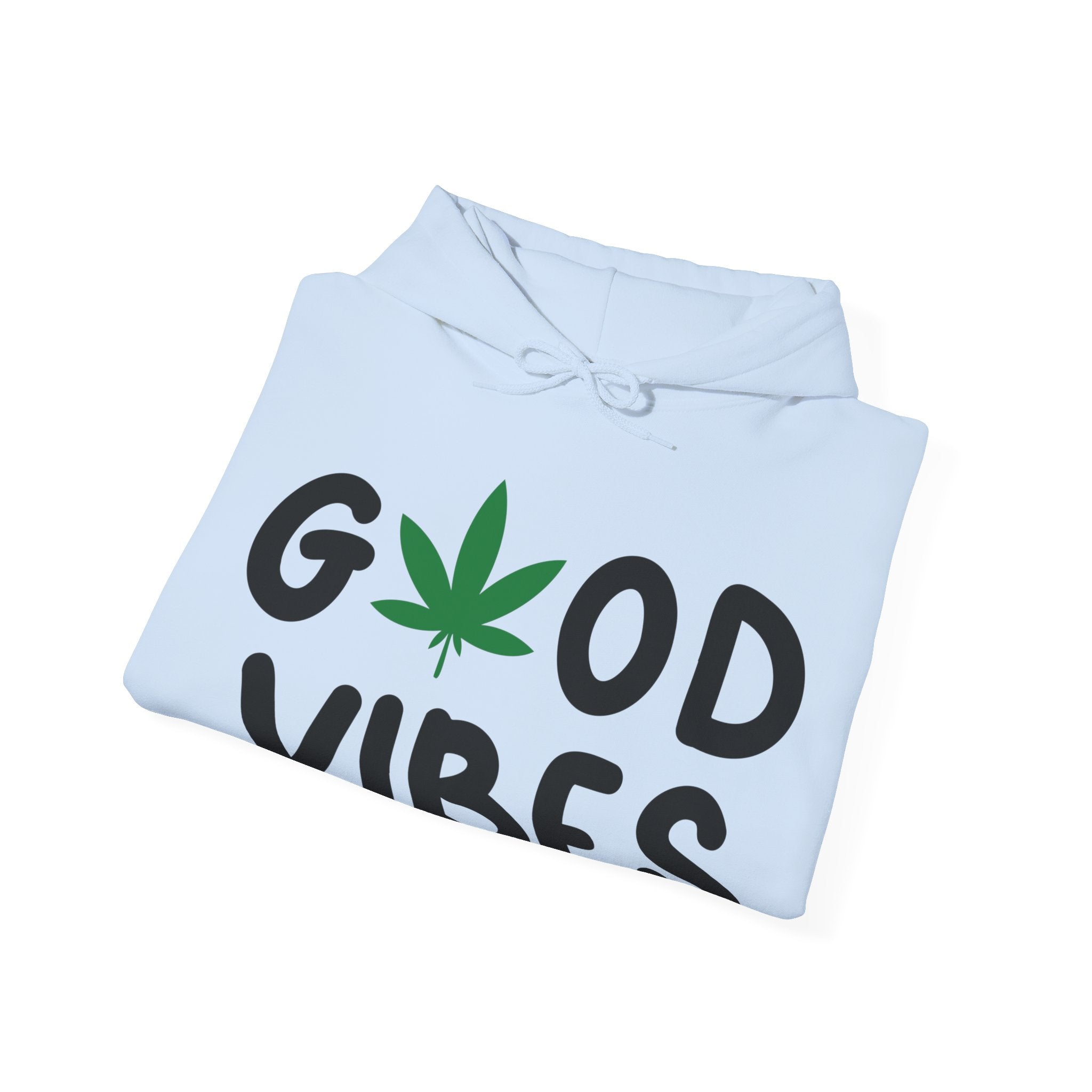 Good Vibes Hoodie - Elevate Your Style with a Cannabis Twist