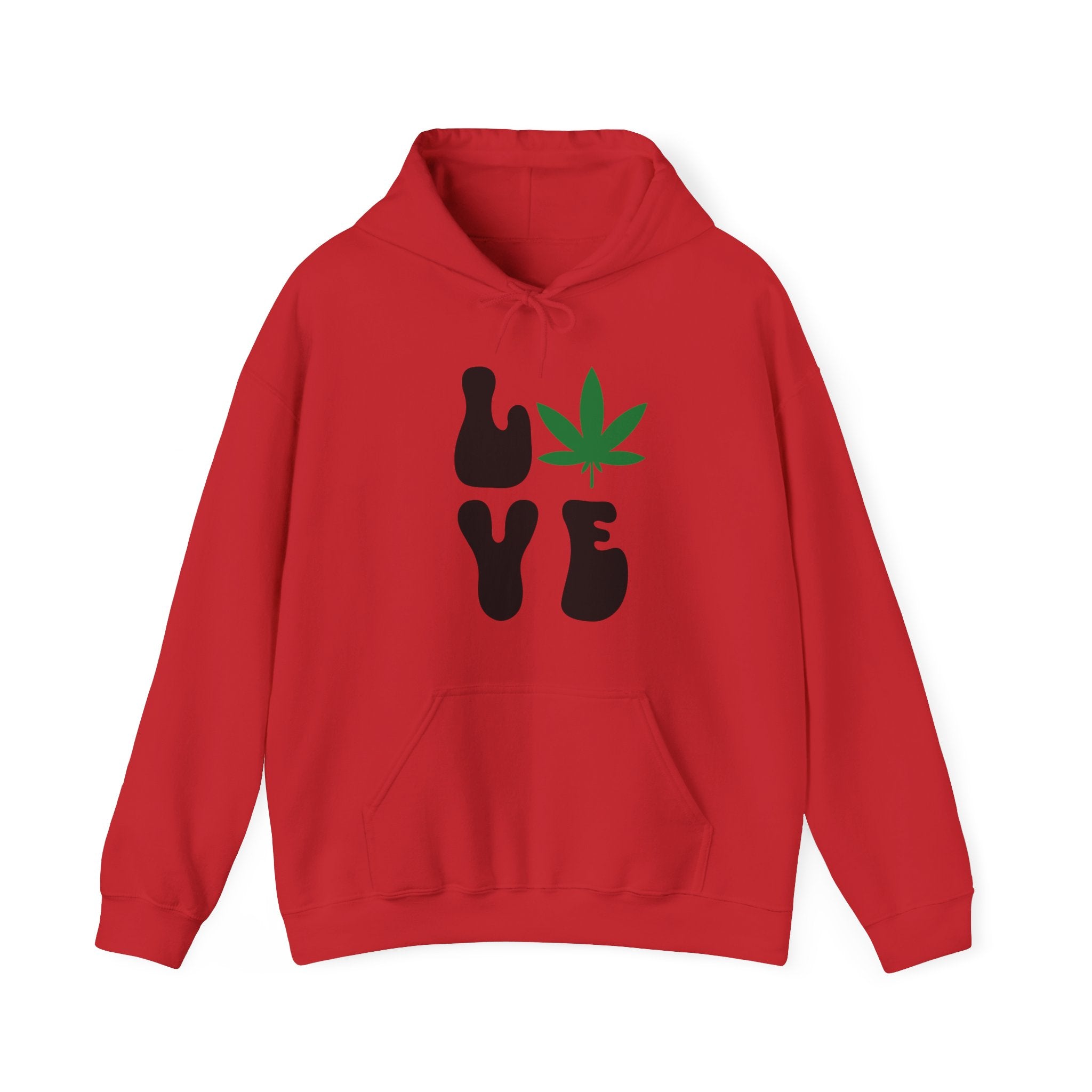 Leaf of Love: Unique Hoodie with a Cannabis Twist