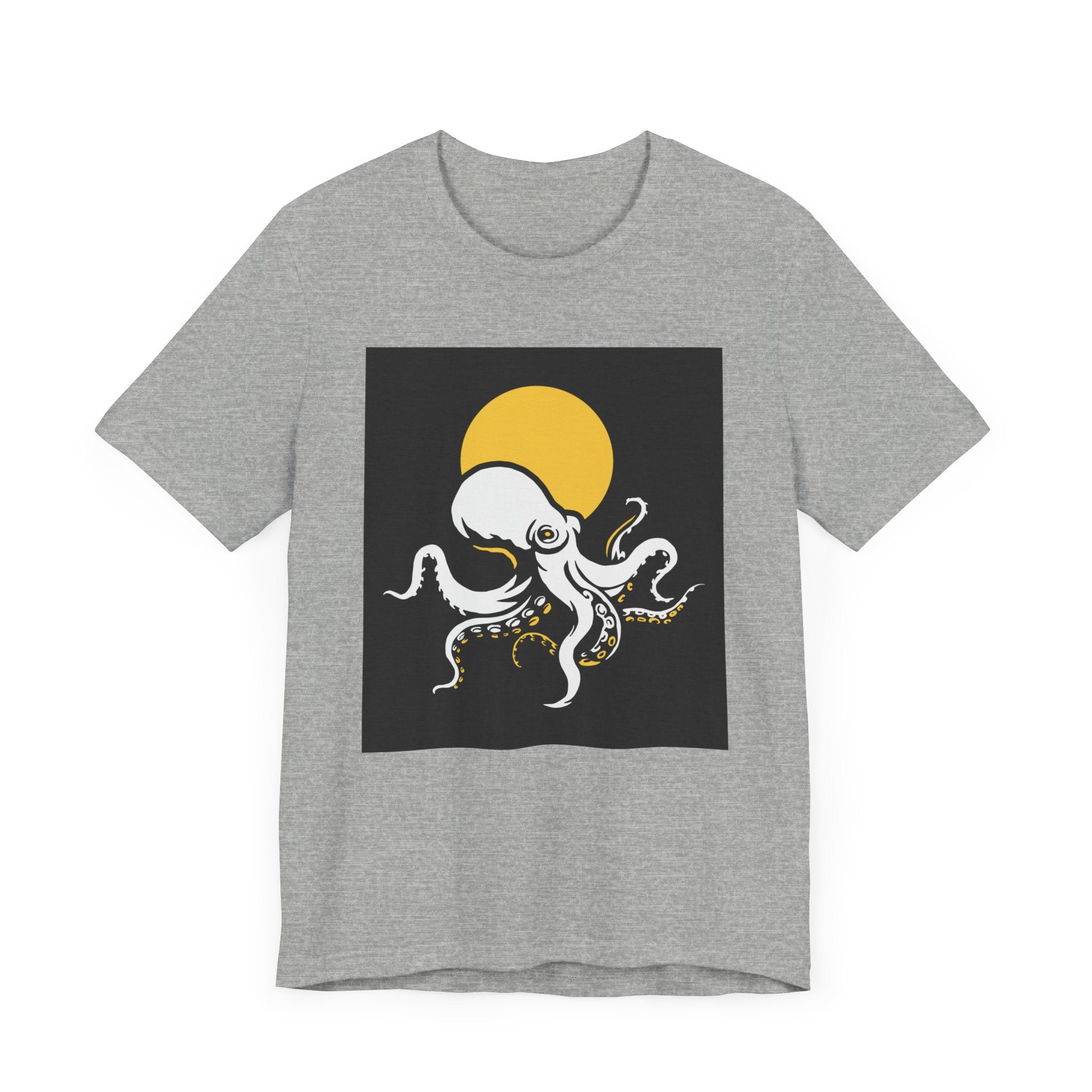 Octopus T-shirt, Deep Sea Tshirt, Dark Ocean Shirt, Unisex Shirt, Crewneck Shirt, Short Sleeve Tee, Gift for Him, Gift for Her