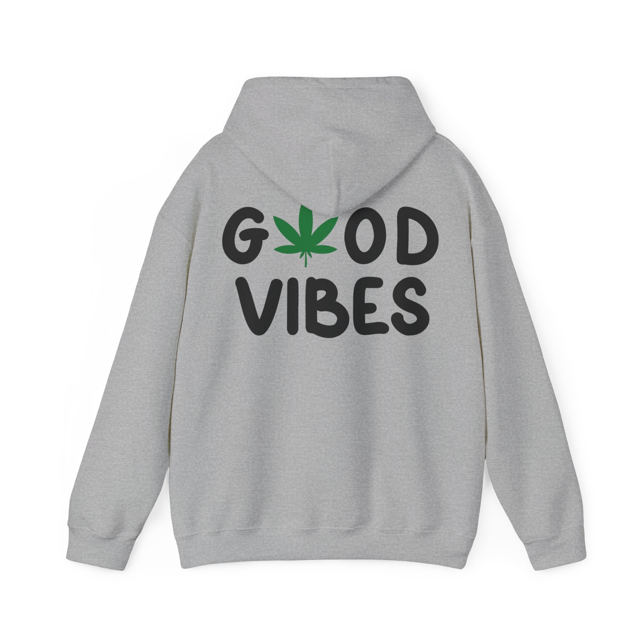 Good Vibes Hoodie - Elevate Your Style with a Cannabis Twist