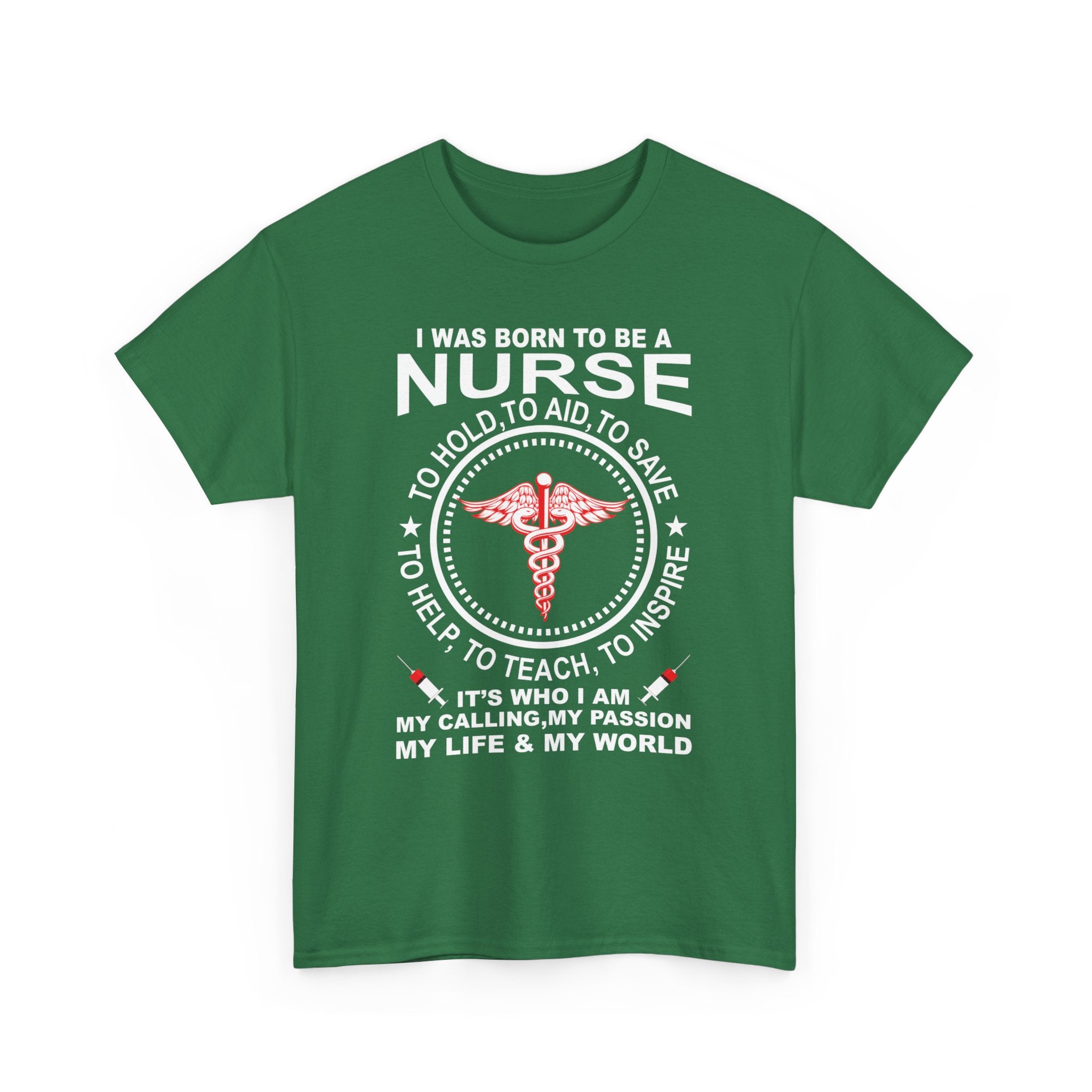 Born a Nurse: My Calling, My Passion' T-shirt | Nursing Identity Tee