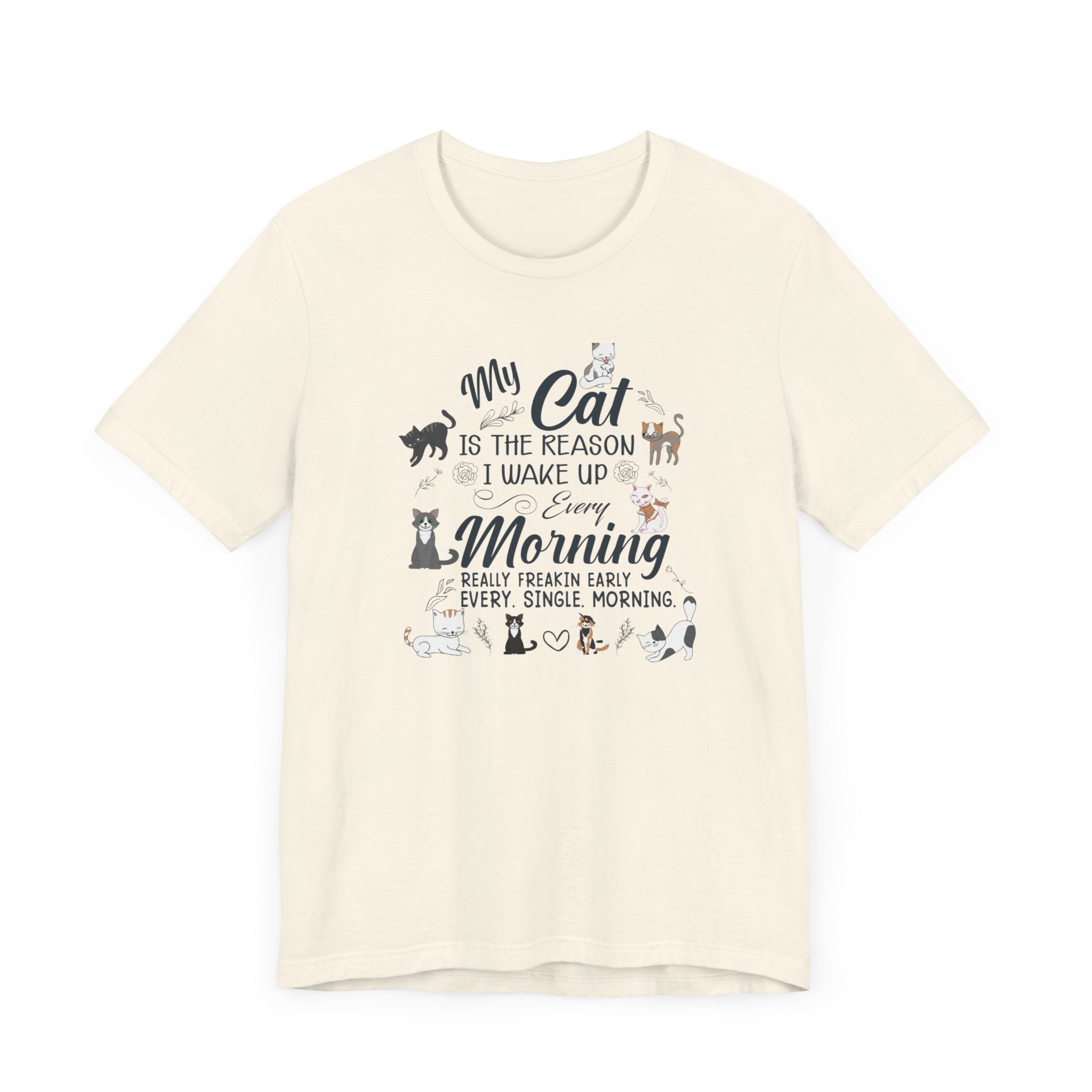 My Cat Is The Reason T-shirt, Cat Lover Tshirt, Animal Shirt, Unisex Shirt, Crewneck Shirt, Short Sleeve Tee, Gift for Him, Gift for Her