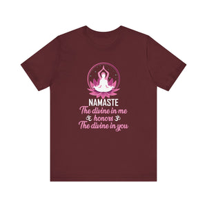 Namaste T-shirt, Religious Tshirt, Indian Shirt, Cultural Unisex Shirt, Crewneck Shirt, Short Sleeve Tee, Gift for Him, Gift for Her