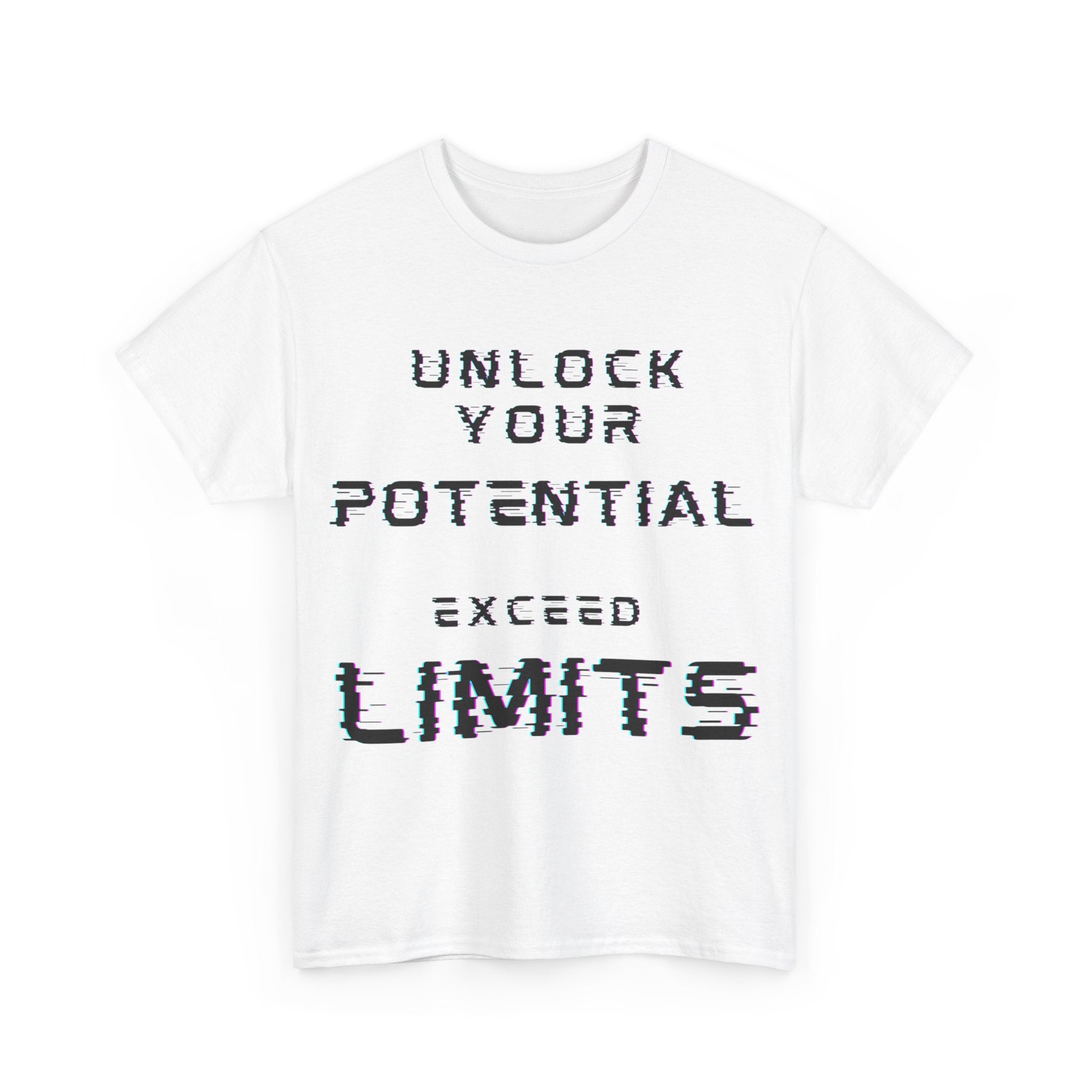 Unlock Your Potential, Exceed Limits, Motivational Shirt, Inspirational Tee, Empowering Apparel.