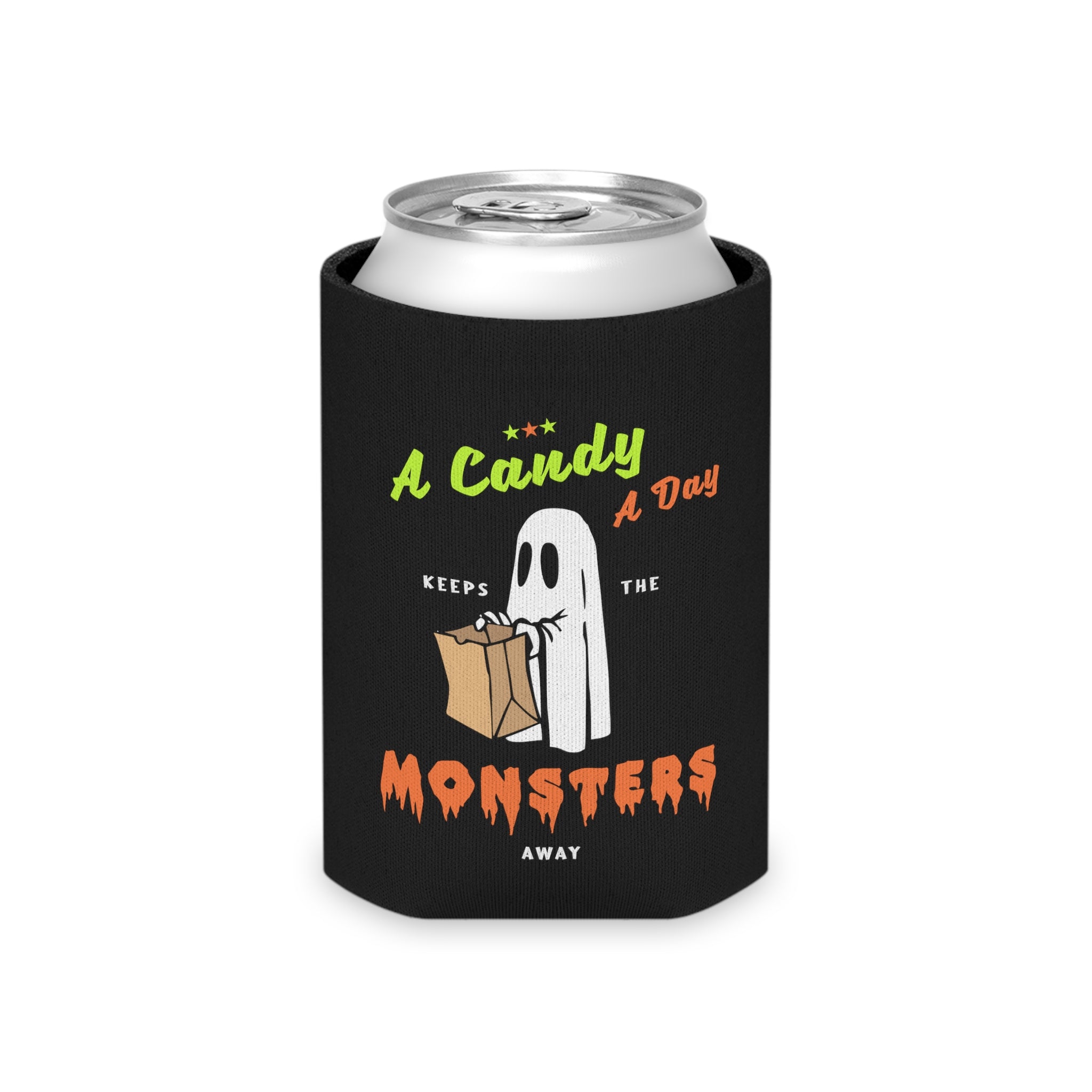 Candy A Day Keeps the Monsters Away Can Cooler