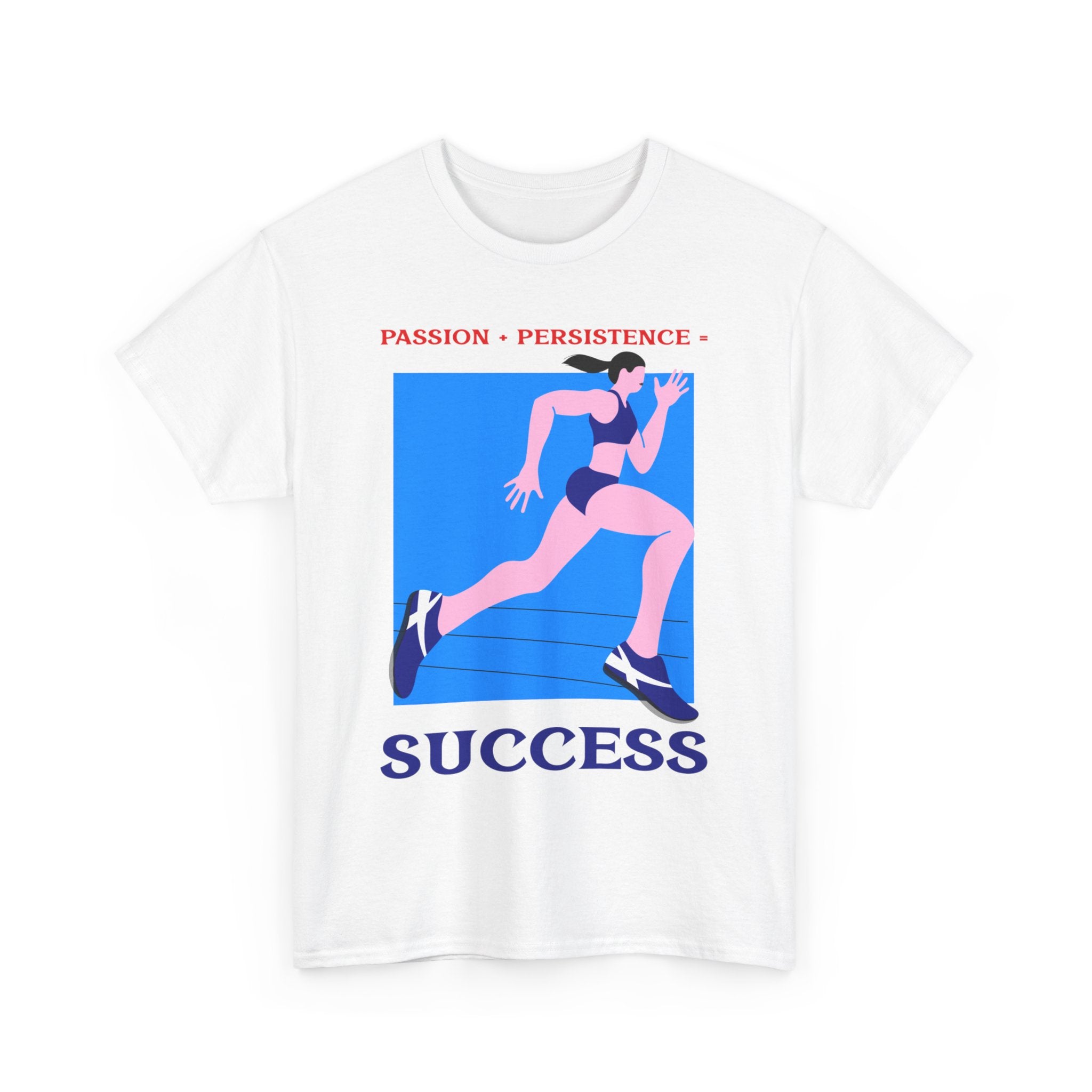 Passion, Persistence, Success, Unisex Heavy Cotton Tee, Motivational Shirt, Inspirational Tee, Empowering Apparel.