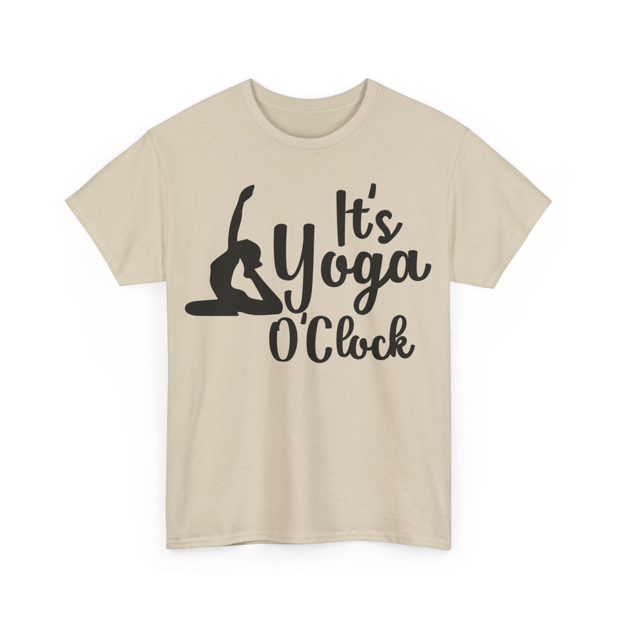 It's Yoga O'Clock T-Shirt | Yoga Lover Tee | Time to Relax | Zen Meditation Shirt