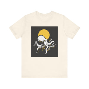 Octopus T-shirt, Deep Sea Tshirt, Dark Ocean Shirt, Unisex Shirt, Crewneck Shirt, Short Sleeve Tee, Gift for Him, Gift for Her