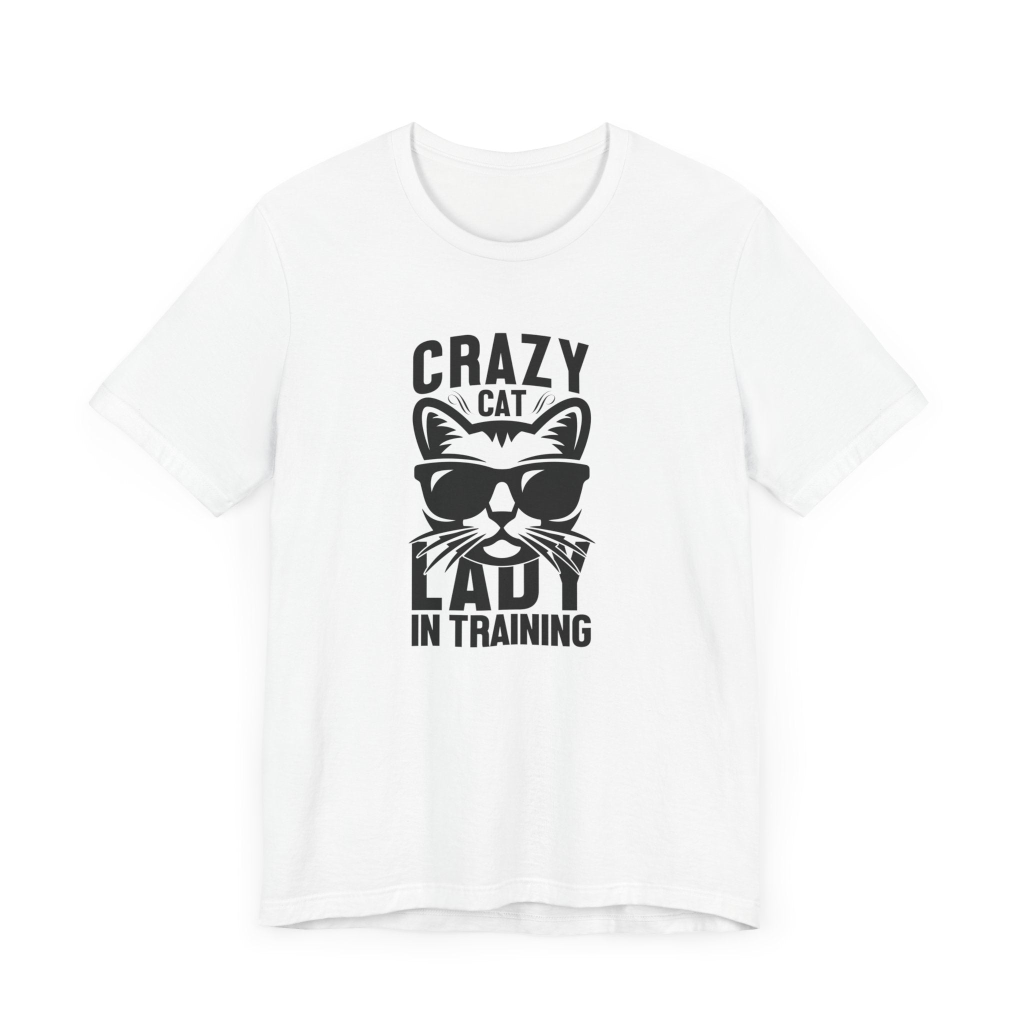 Crazy Cat Lady In Trainning T-shirt, Cat Tshirt, Pet Shirt, Unisex Shirt, Crewneck Shirt, Short Sleeve Tee, Gift for Him, Gift for Her