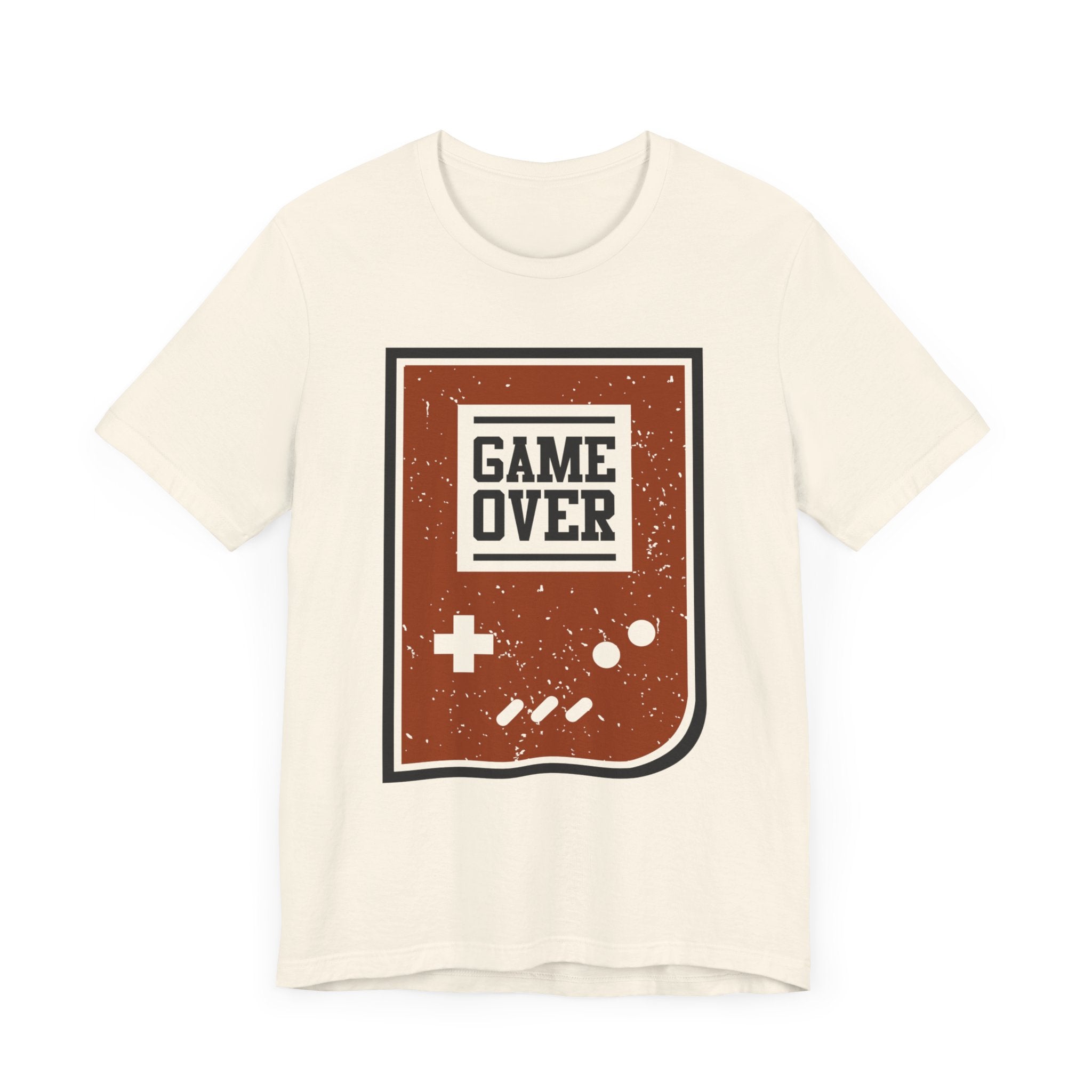 Game Over T-shirt, Gamer Tshirt, Gameboy Shirt, Game Lover Unisex Shirt, Game Over Crewneck Shirt, Short Sleeve Tee, Gift for Him