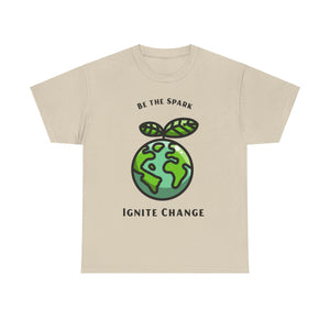 Spark that Ignites Change, Motivational Shirt, Inspirational Tee, Empowering Apparel, Be the Change.