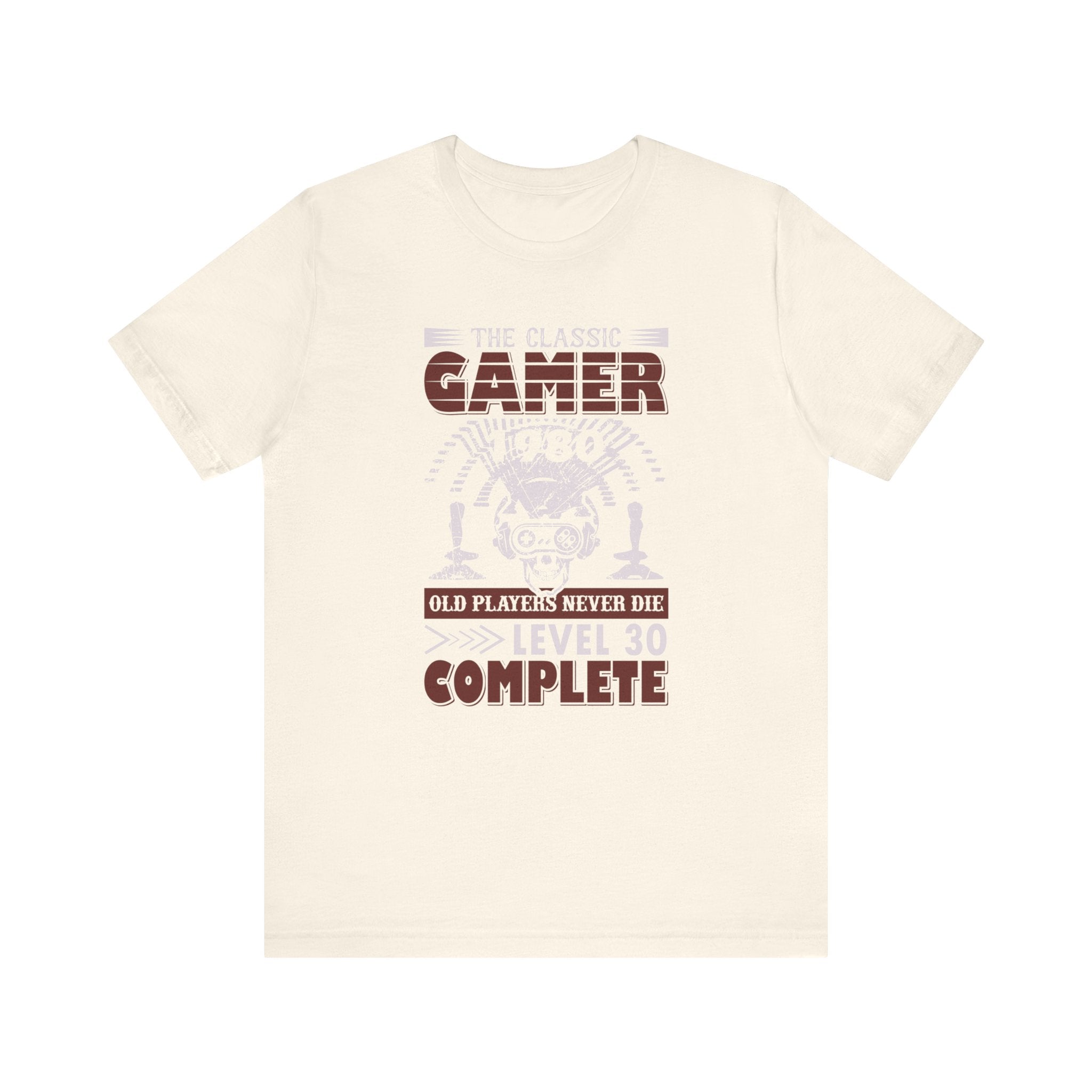 The Classic Gamer 1980 T-shirt, Gaming Tshirt, Game Lover Shirt, Classic Unisex Shirt, Crewneck Shirt, Short Sleeve Tee, Gift for Him