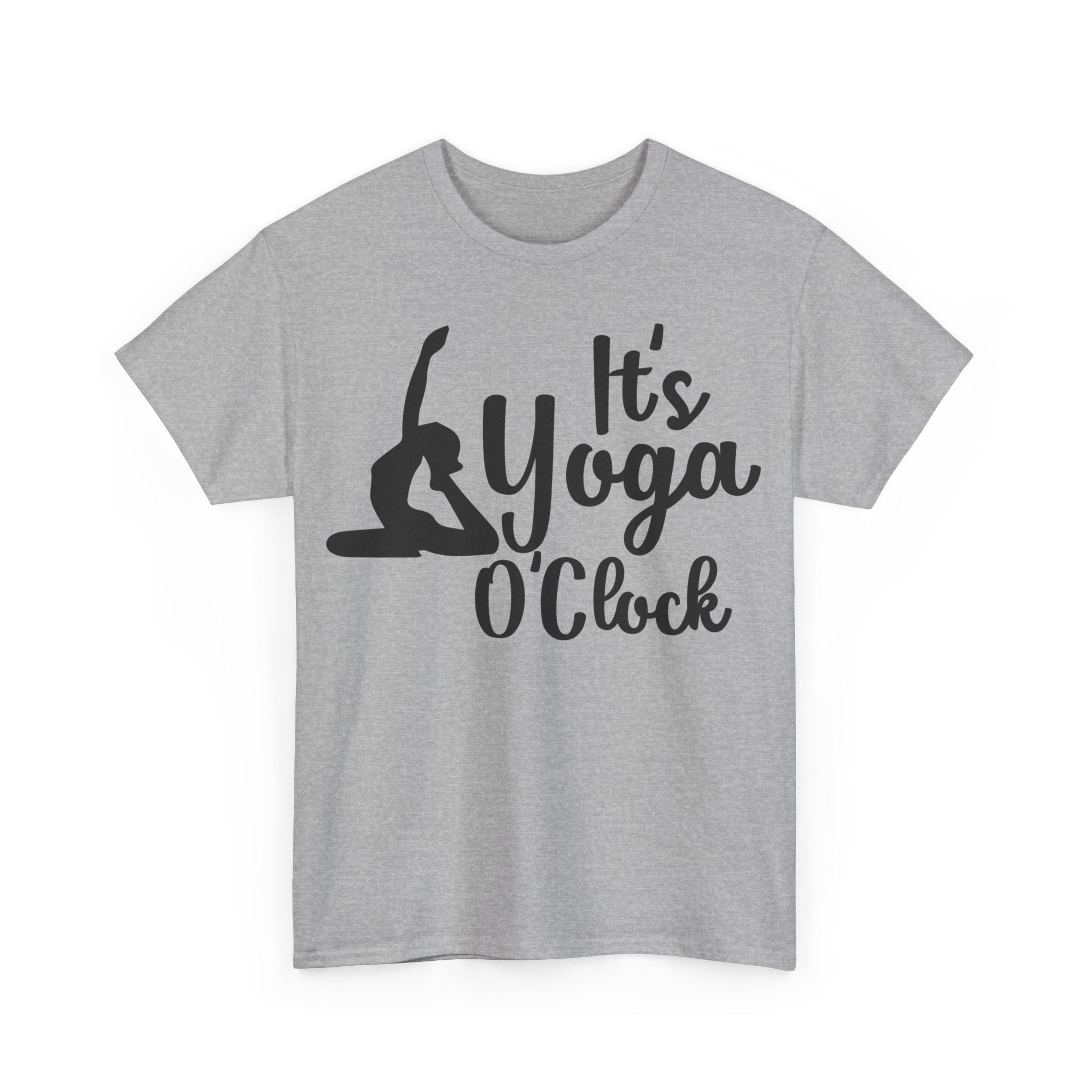 It's Yoga O'Clock T-Shirt | Yoga Lover Tee | Time to Relax | Zen Meditation Shirt