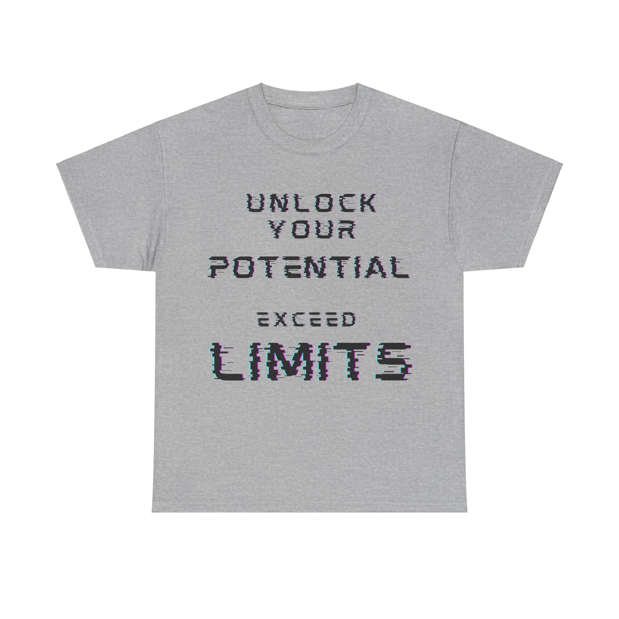 Unlock Your Potential, Exceed Limits, Motivational Shirt, Inspirational Tee, Empowering Apparel.