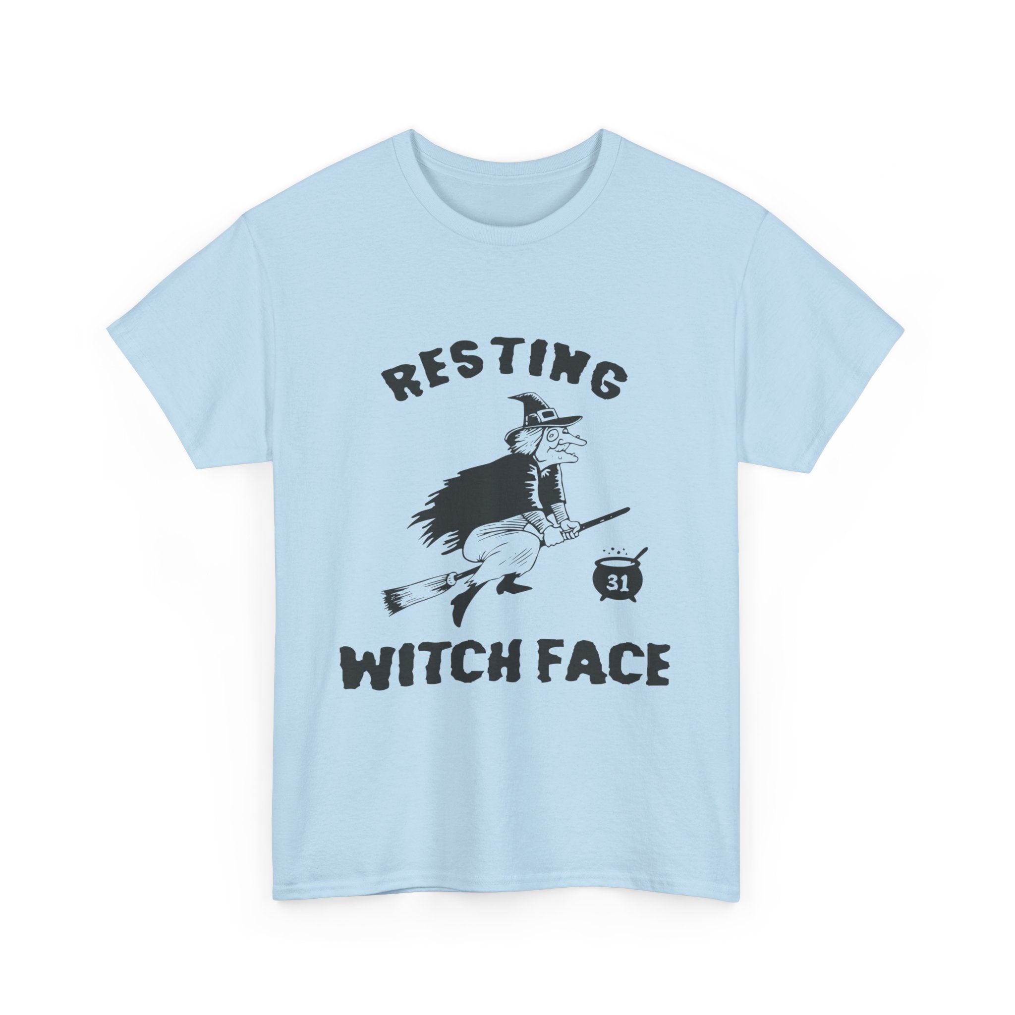 Resting Witch Face Halloween T-Shirt - Funny Witch Tee