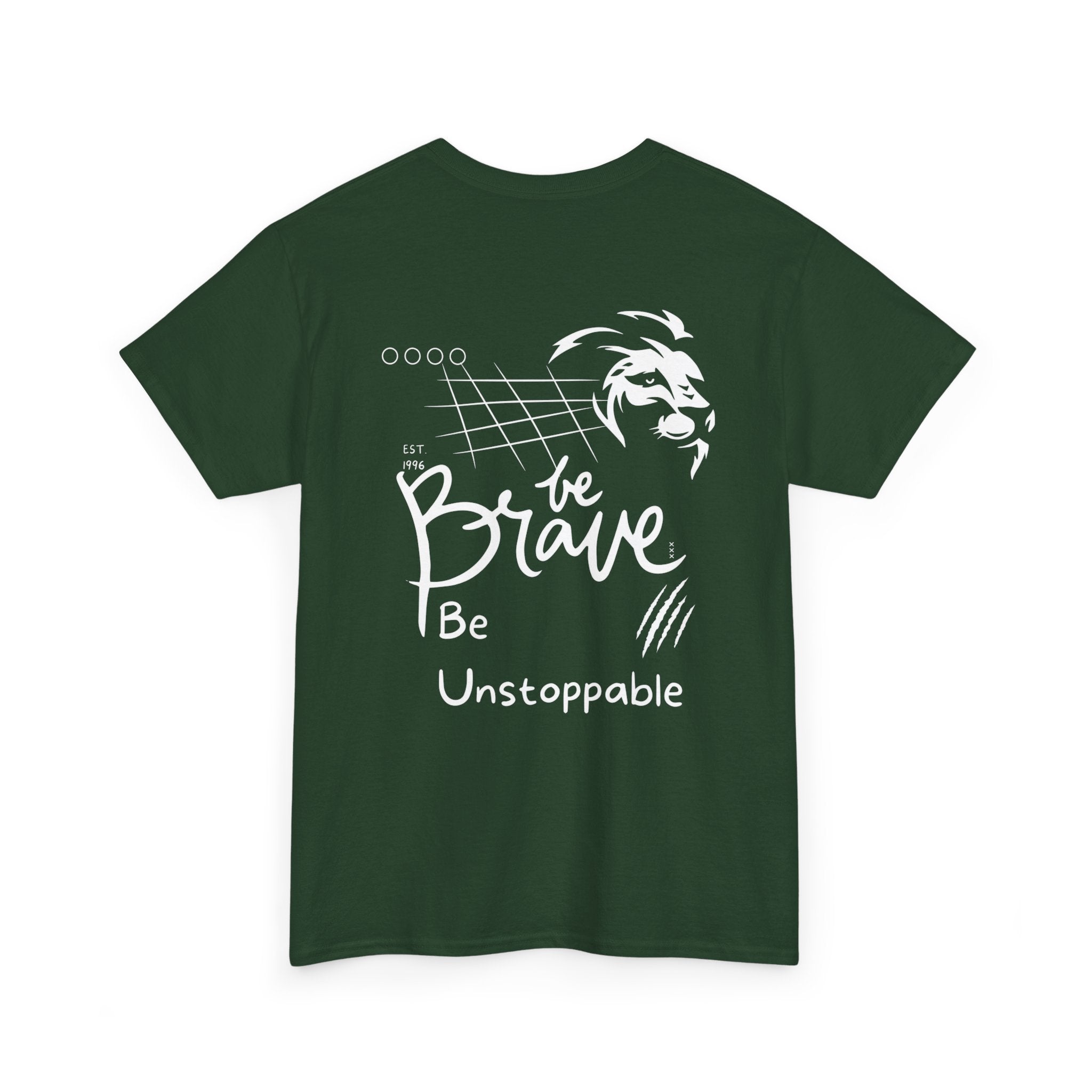 Be bold, be brave, Motivational Shirt, Inspirational Tee, Empowering Apparel.