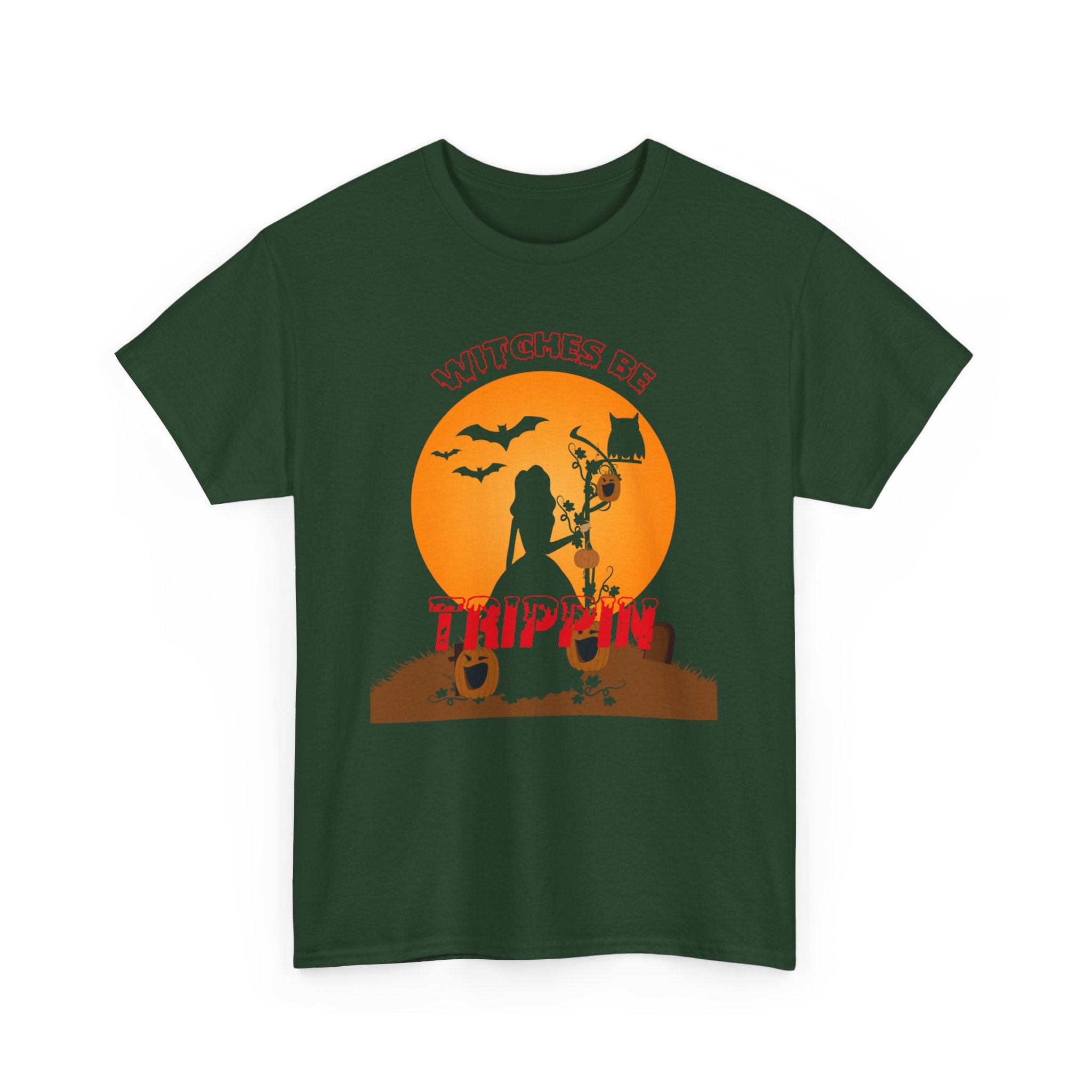 Witches Be Trippin T-Shirt - Funny Halloween Witchcraft Tee