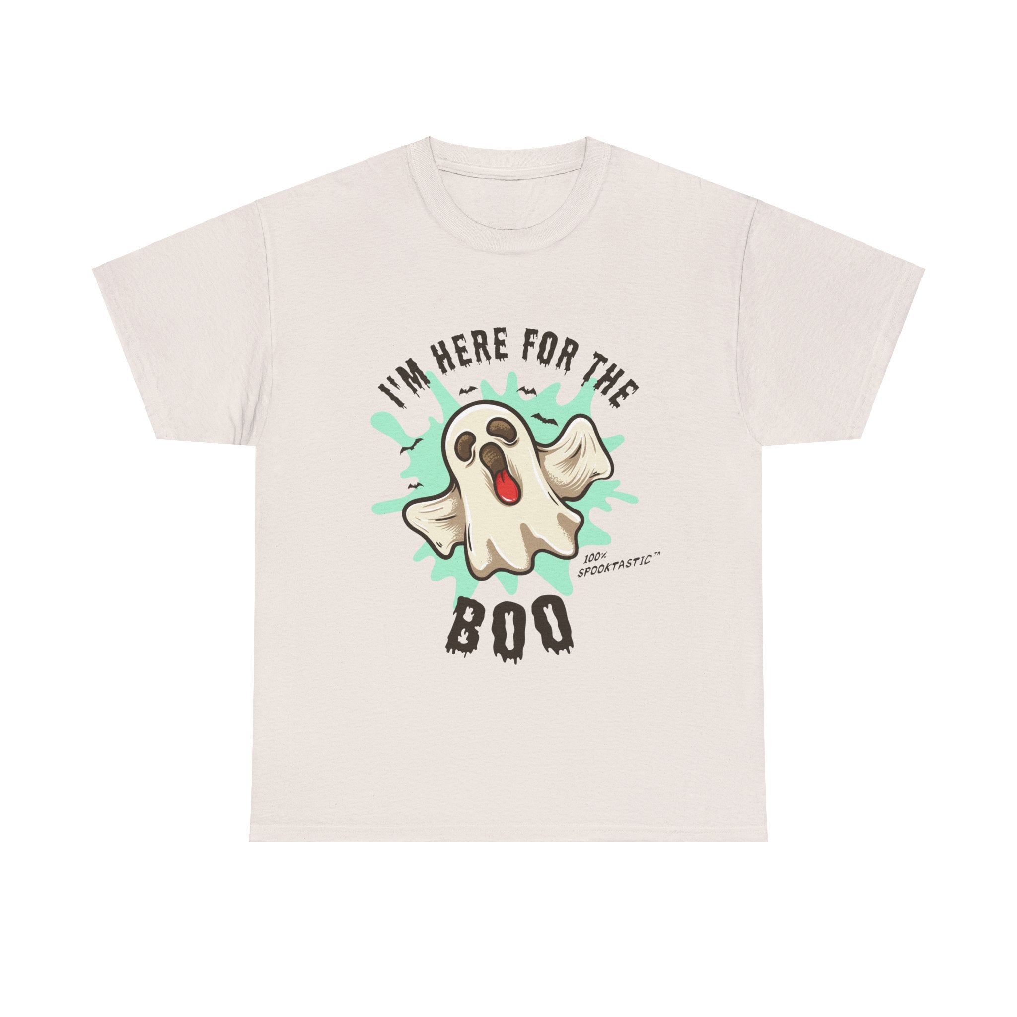 Funny Halloween T-shirt - I'm Here for the BOO - Spooky Ghost Shirt - Halloween Costume Tee