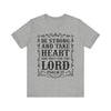 Psalm 27: Be Strong and Take Heart T-Shirt