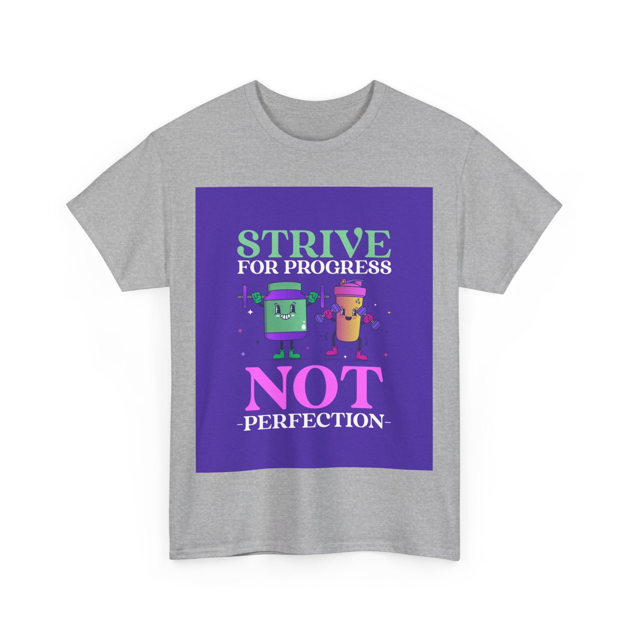 Strive for Progress, Not Perfection, Motivational Shirt, Inspirational Tee, Positive Affirmation, Personal Growth, Self-Improvement