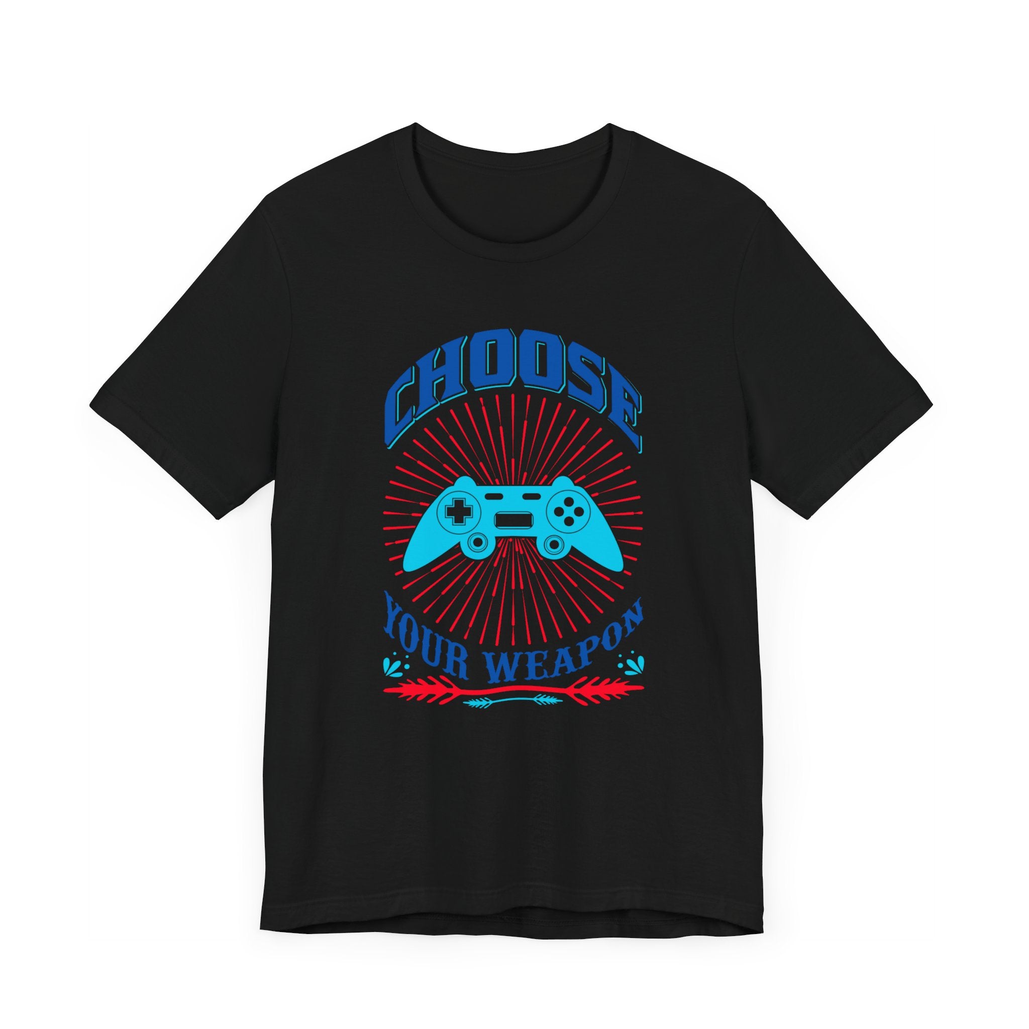 Choose Your Weapon T-shirt, Gaming Tshirt, Gameboy Shirt, Game Lover Unisex Shirt, Crewneck Shirt, Short Sleeve Tee, Gift for Him