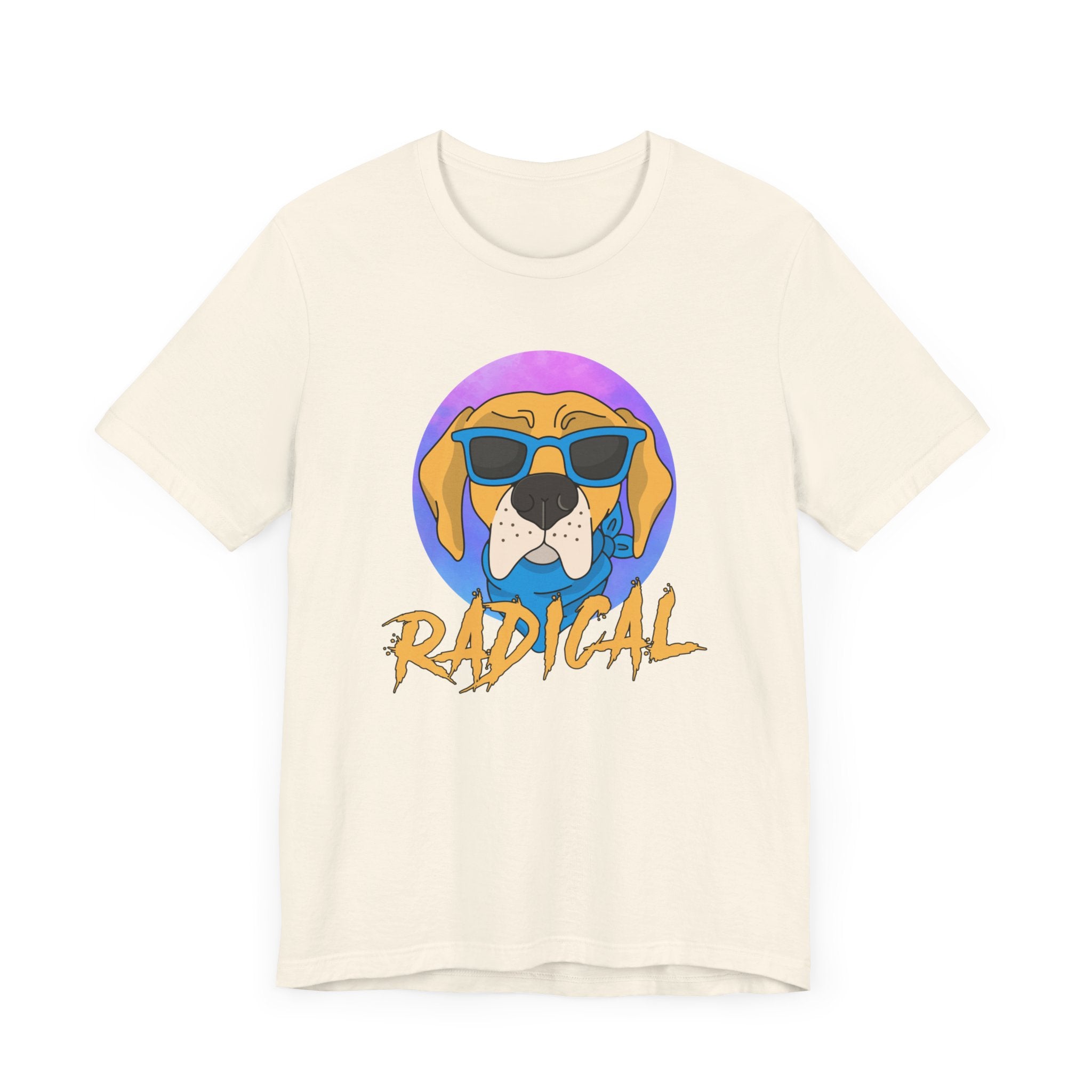 Radical T-shirt, Dog Lover Tshirt, Animal Shirt, Cool Dog Unisex Shirt, Crewneck Shirt, Short Sleeve Tee, Gift for Him, Gift for Her