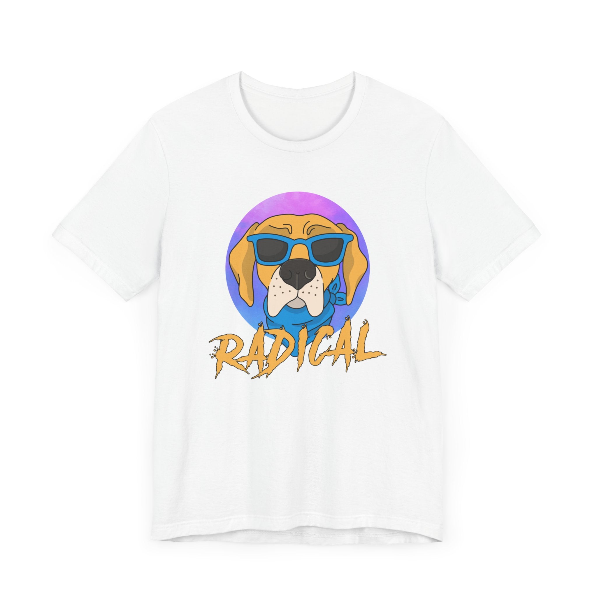 Radical T-shirt, Dog Lover Tshirt, Animal Shirt, Cool Dog Unisex Shirt, Crewneck Shirt, Short Sleeve Tee, Gift for Him, Gift for Her