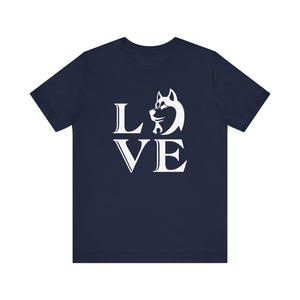 Love T-shirt, Dog Tshirt, Pet Shirt, Unisex Shirt, Crewneck Shirt, Short Sleeve Tee, Gift for Him, Gift for Her