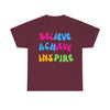 Believe, Achieve, Inspire, Motivational Shirt, Inspirational Tee, Empowering Apparel.