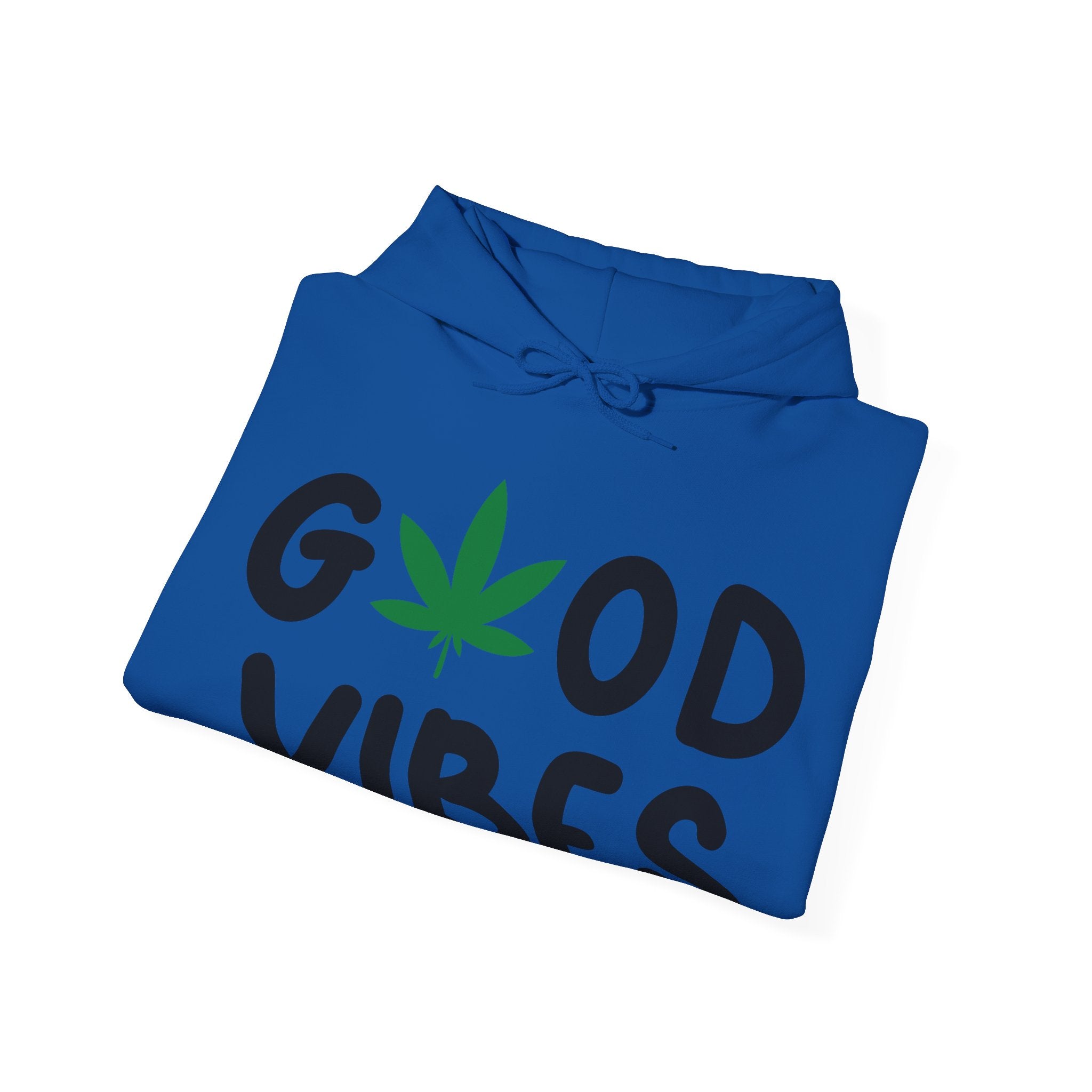 Good Vibes Hoodie - Elevate Your Style with a Cannabis Twist