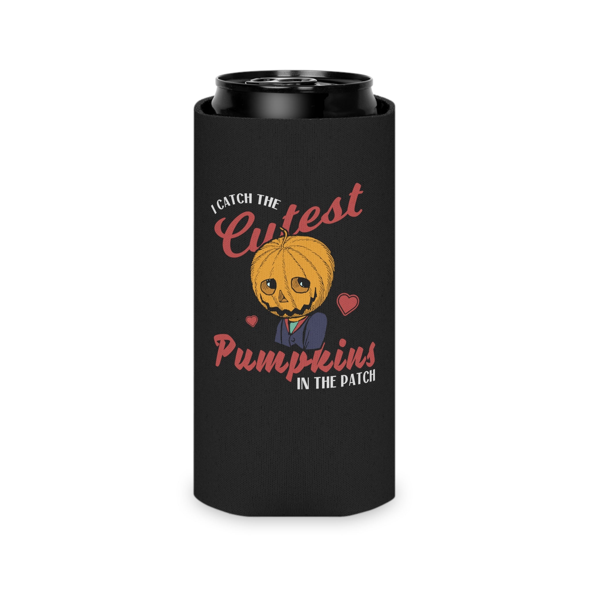 Catching the Cutest Pumpkins Can Cooler