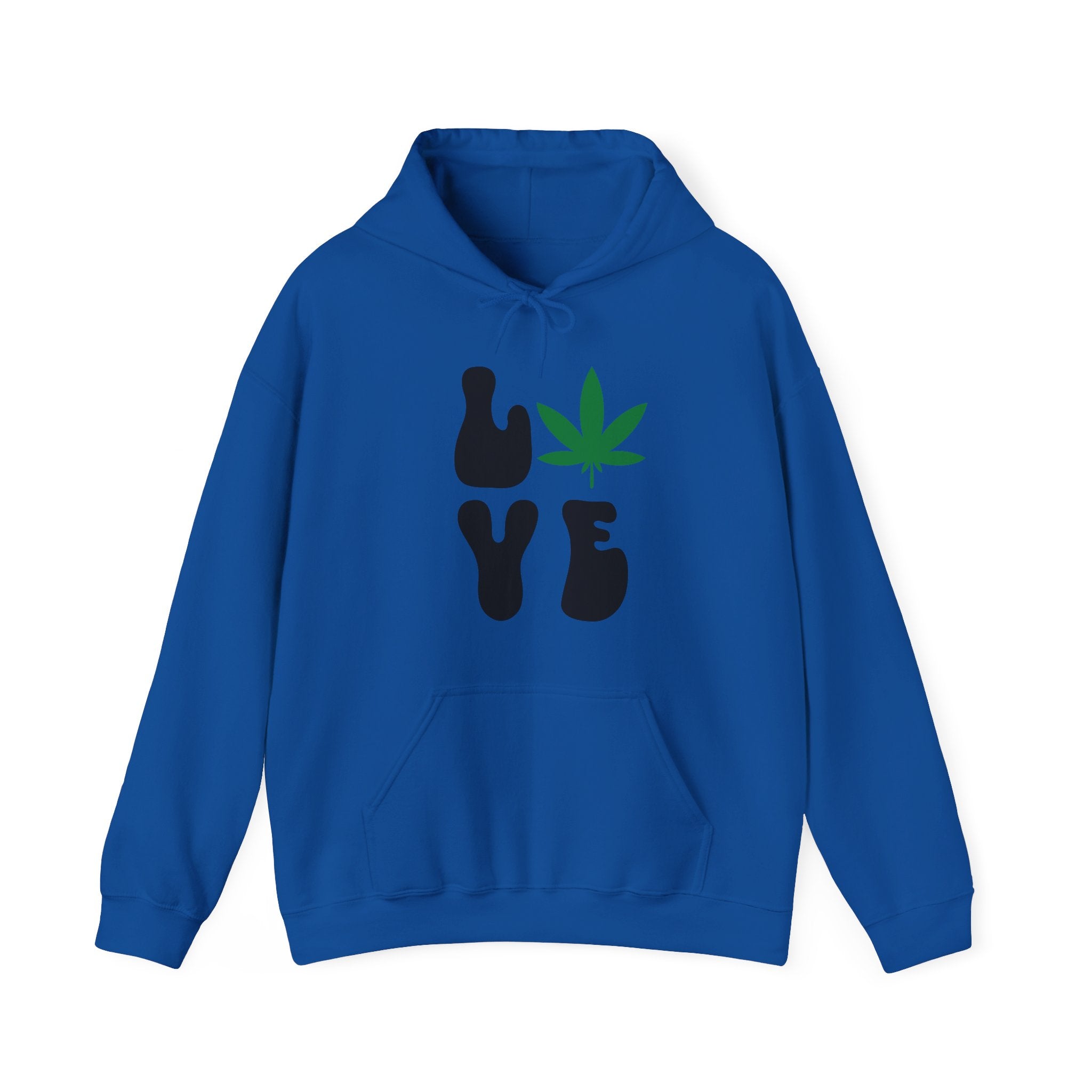 Leaf of Love: Unique Hoodie with a Cannabis Twist