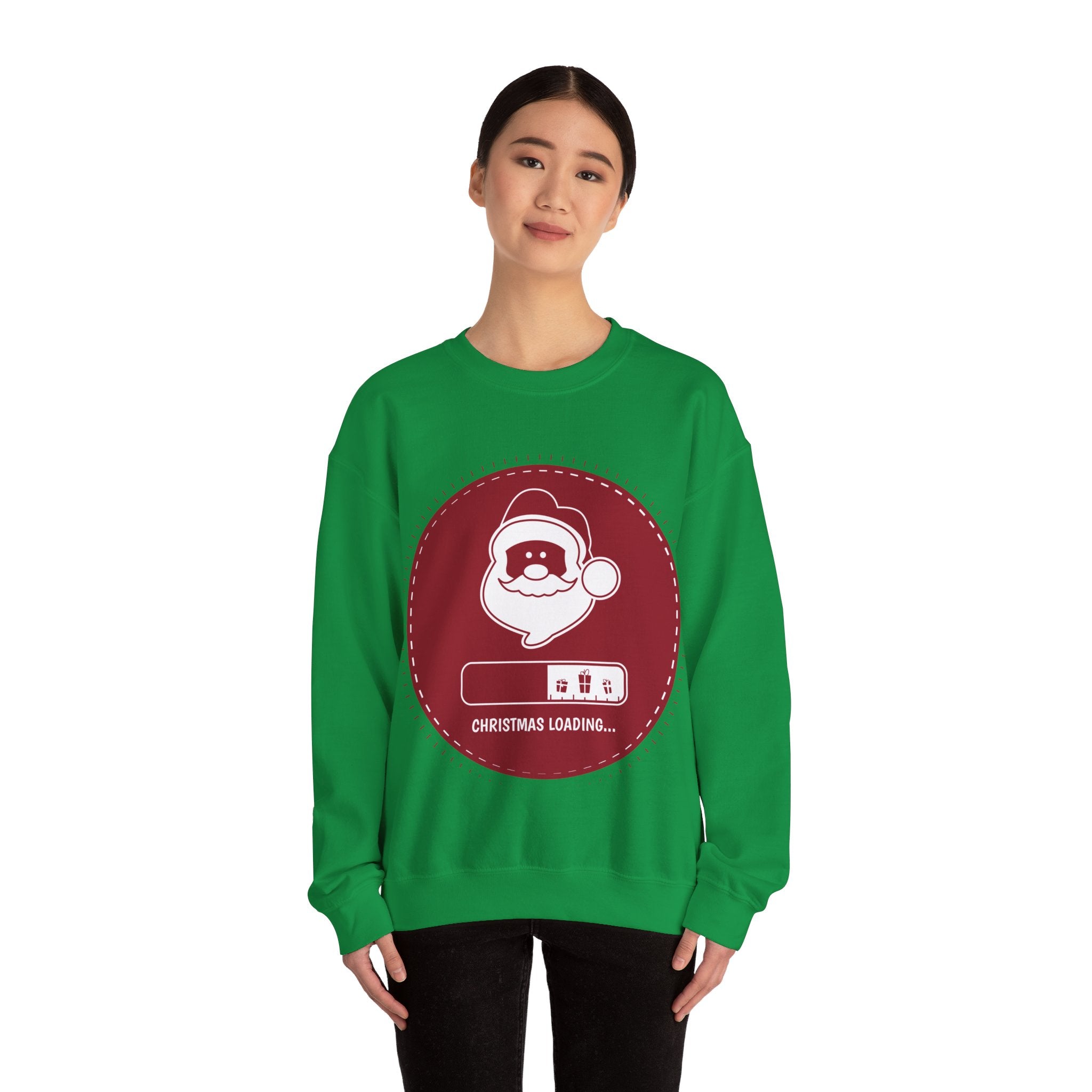 Festive 'Christmas Loading...' Sweatshirt for Holiday Anticipation